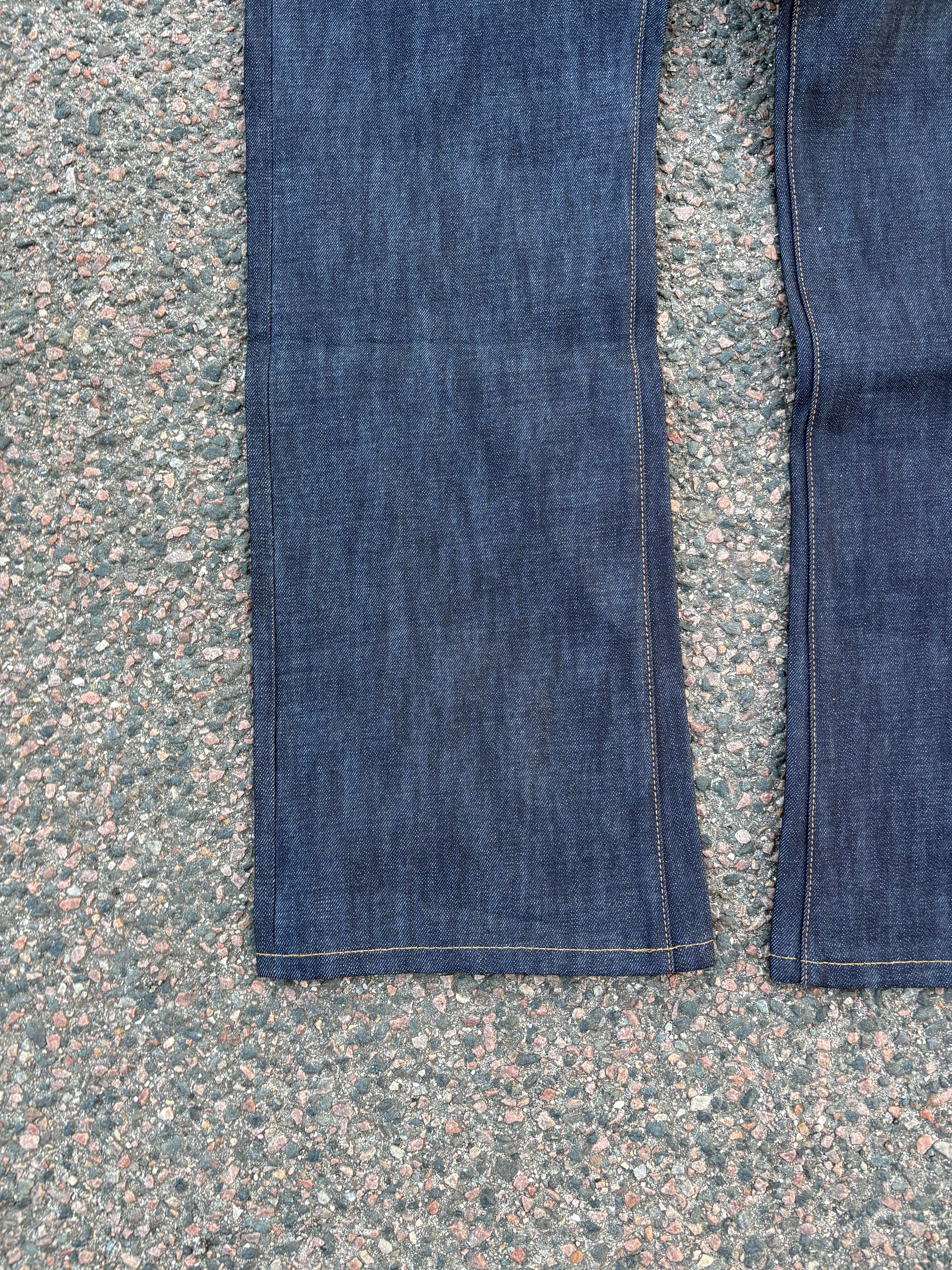 No Faith Studios Selvedge bootcut jeans (M)