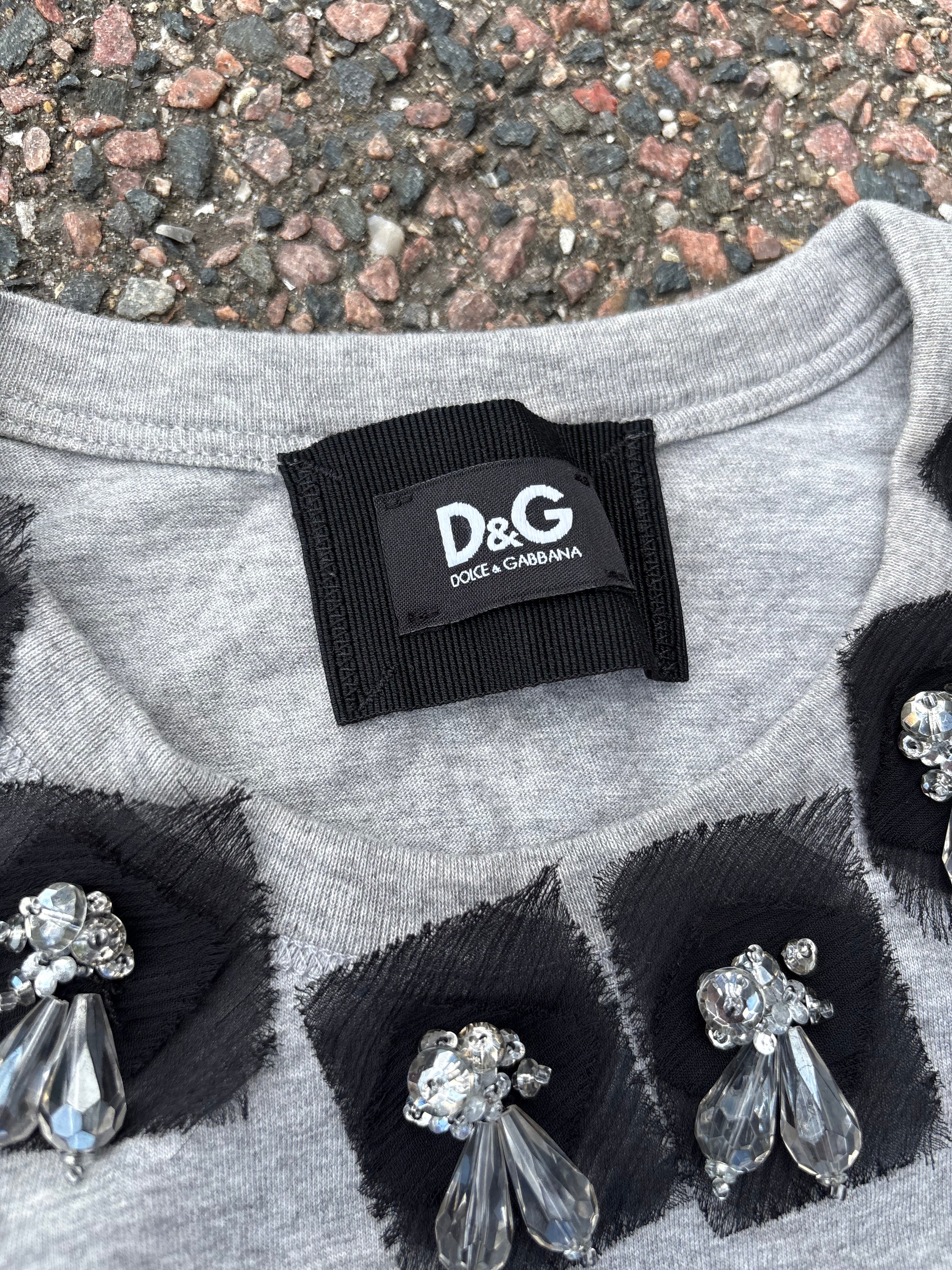 Dolce & Gabbana gray tee