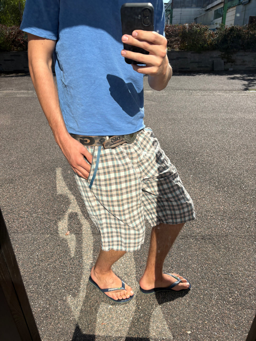 Dolce & Gabbana checkered shorts