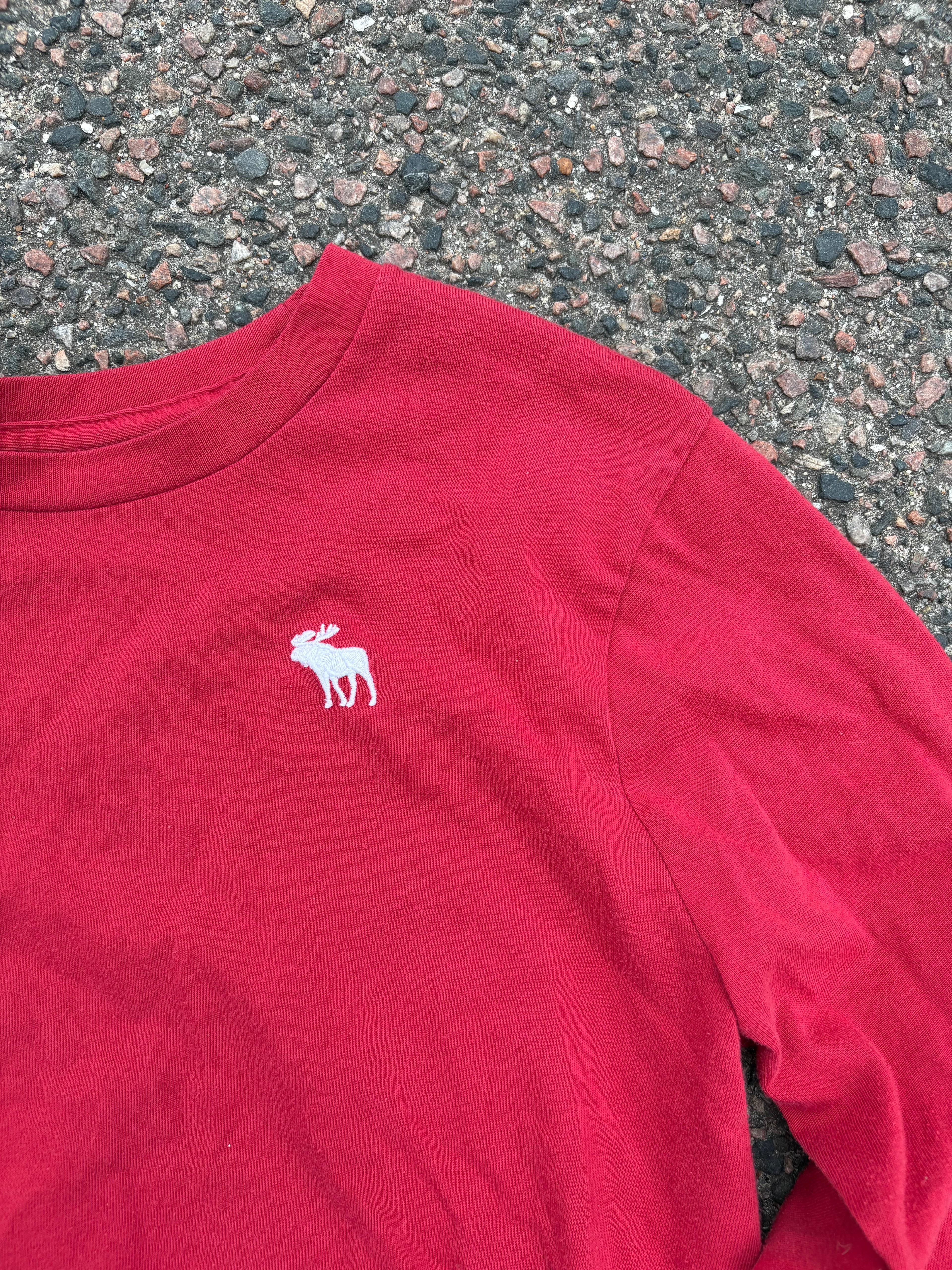 Vintage Abercrombie red long sleeve