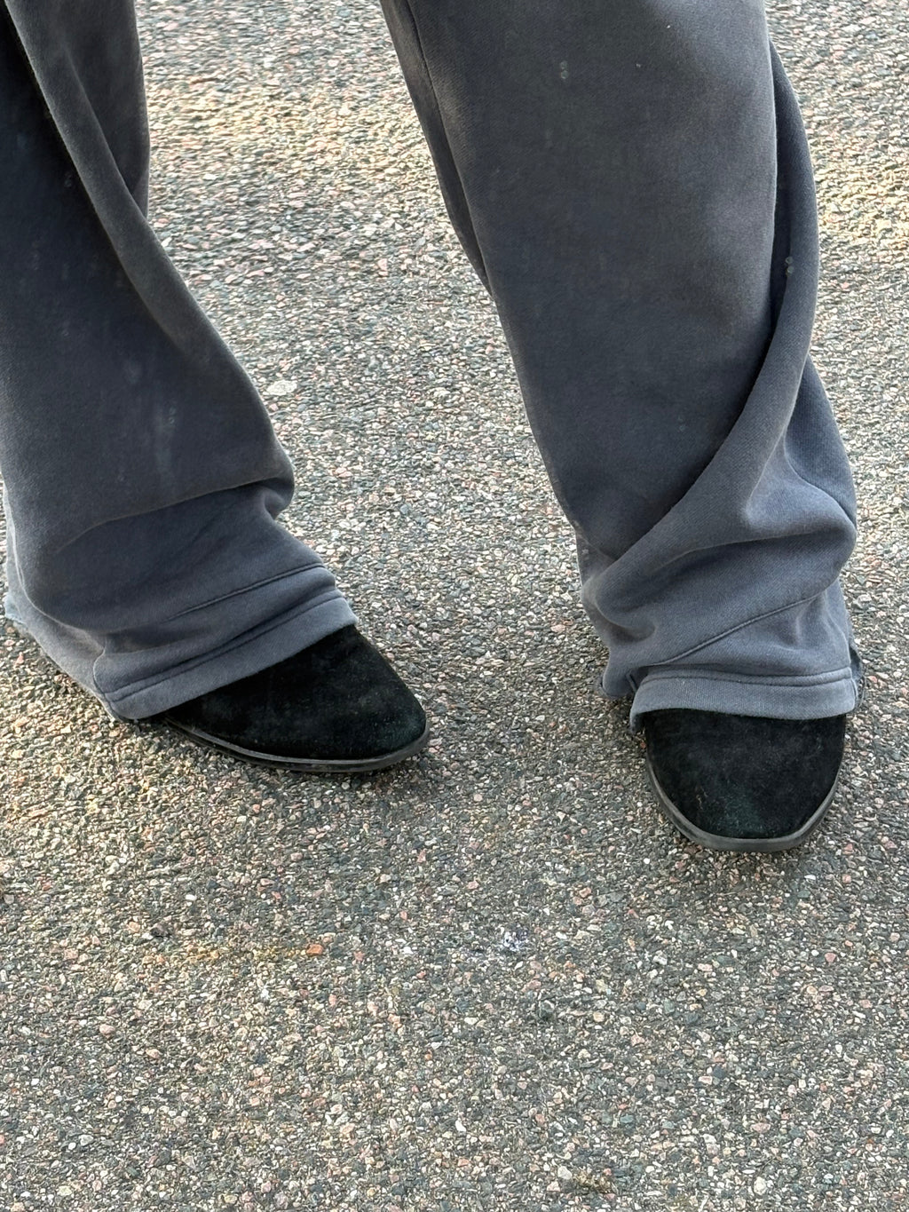 AM Black suede shoes (43)
