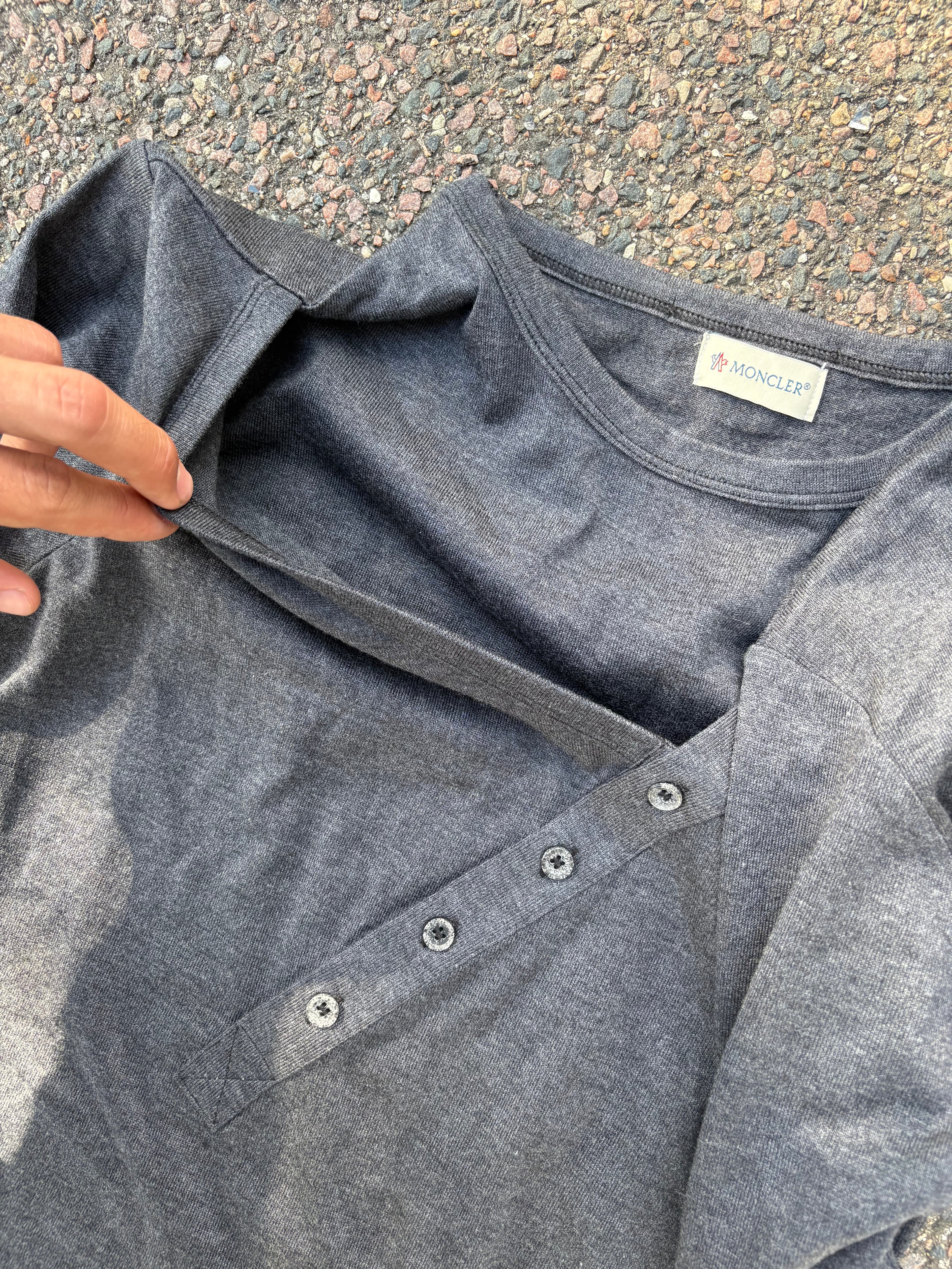 Vintage 2000s asymmetrical moncler shirt