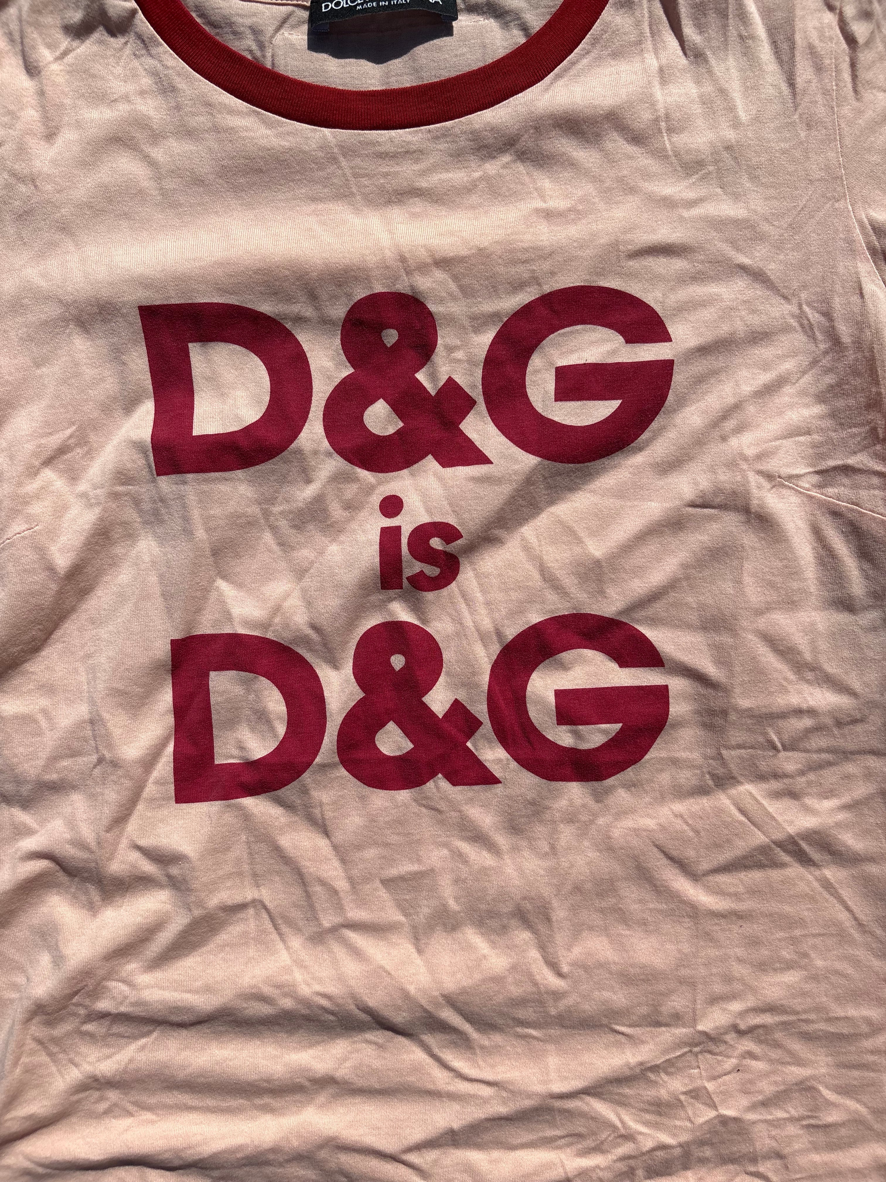 Dolce & Gabbana pink tee