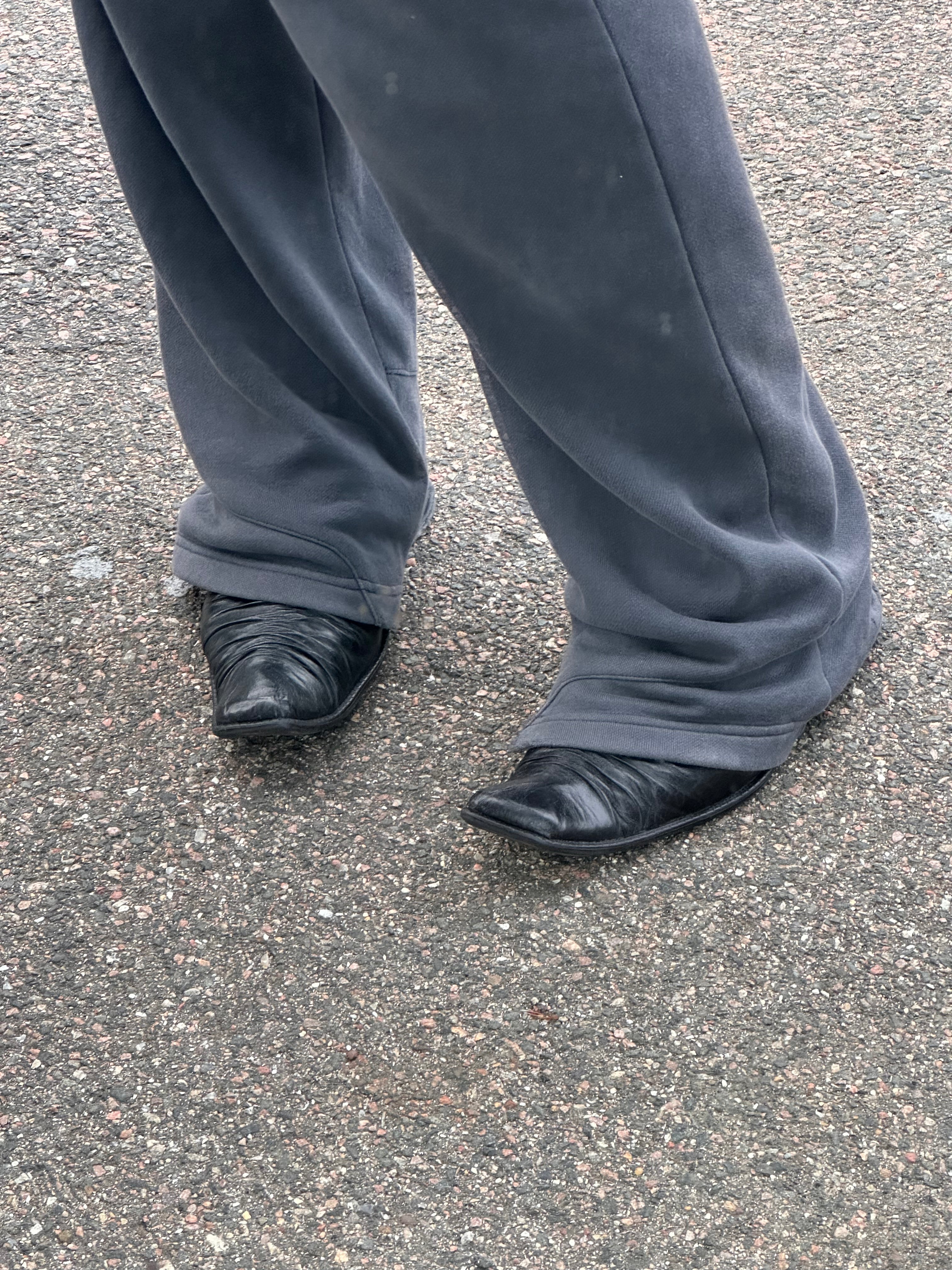 Lanetti Italian black leather shoes
