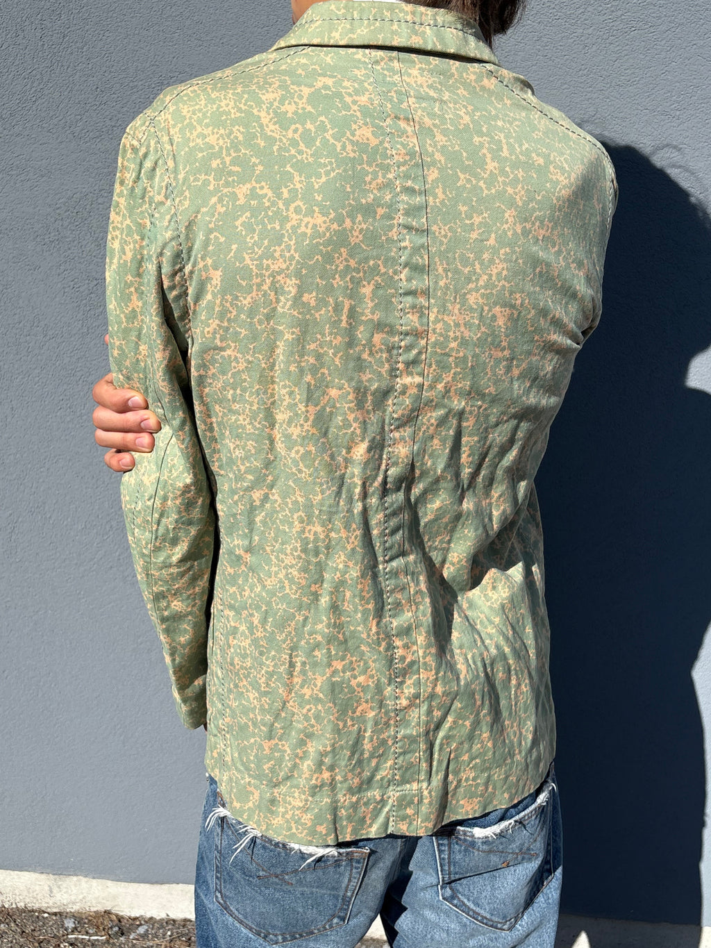 Comme des garcons hand sewn Couture blazer green