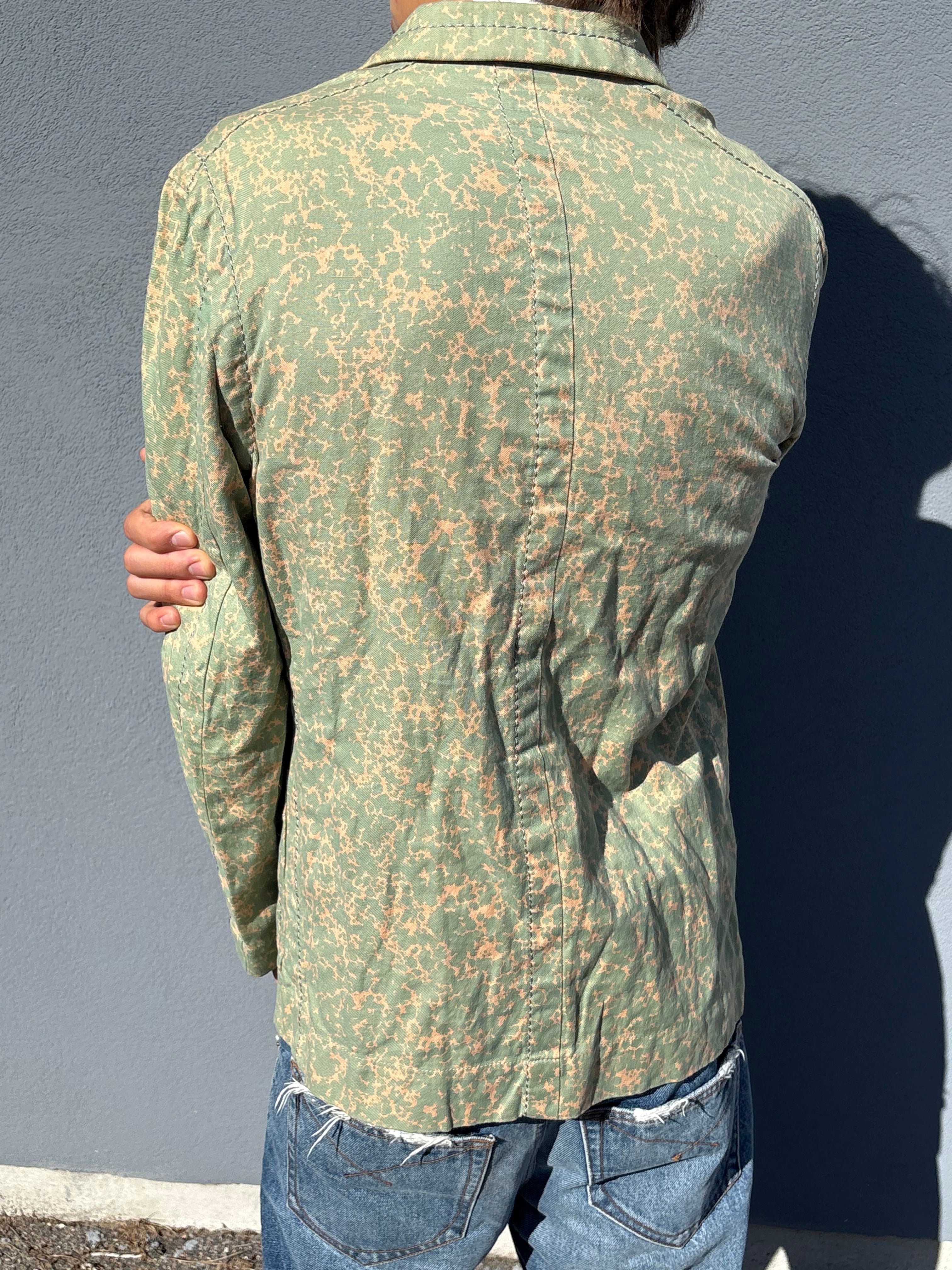 Comme des garcons hand sewn Couture blazer green