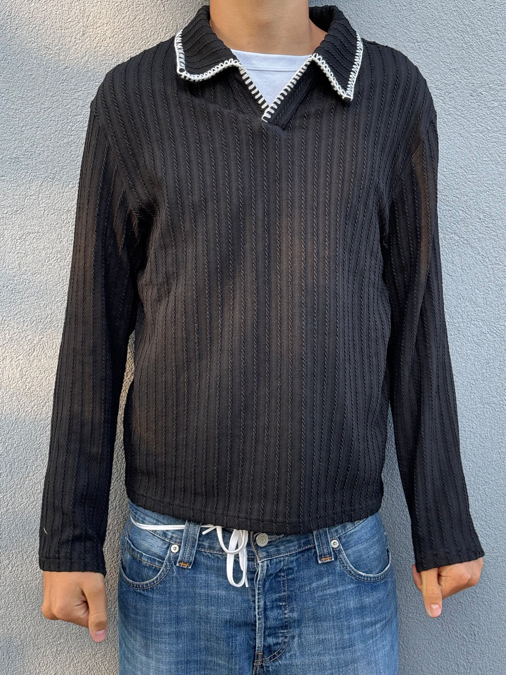 Vintage Yves Saint Laurent cropped polo