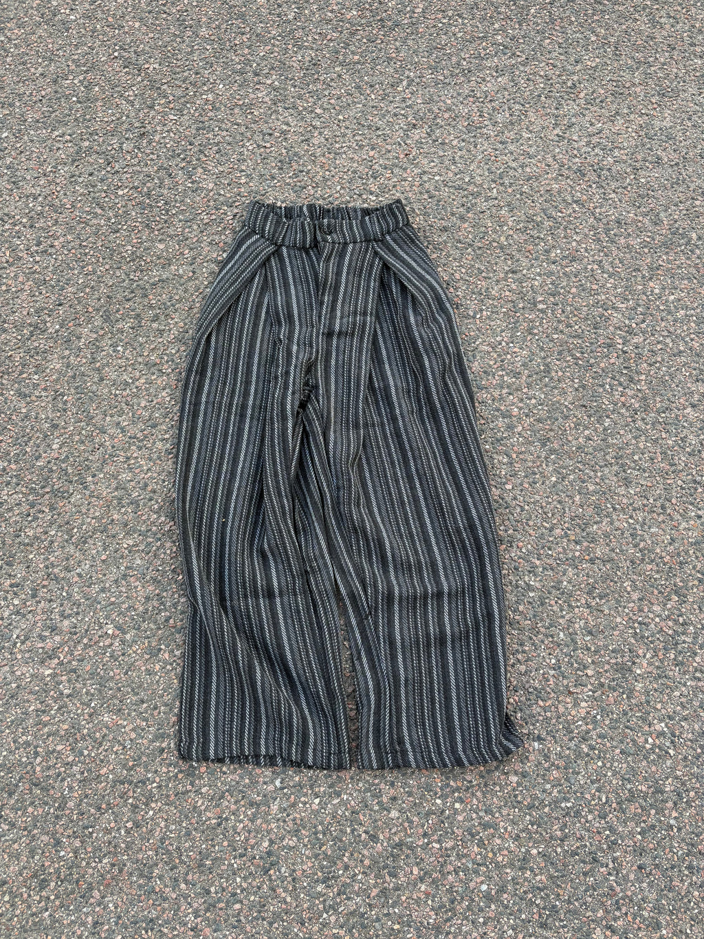 1990s Italian meditation pants striped