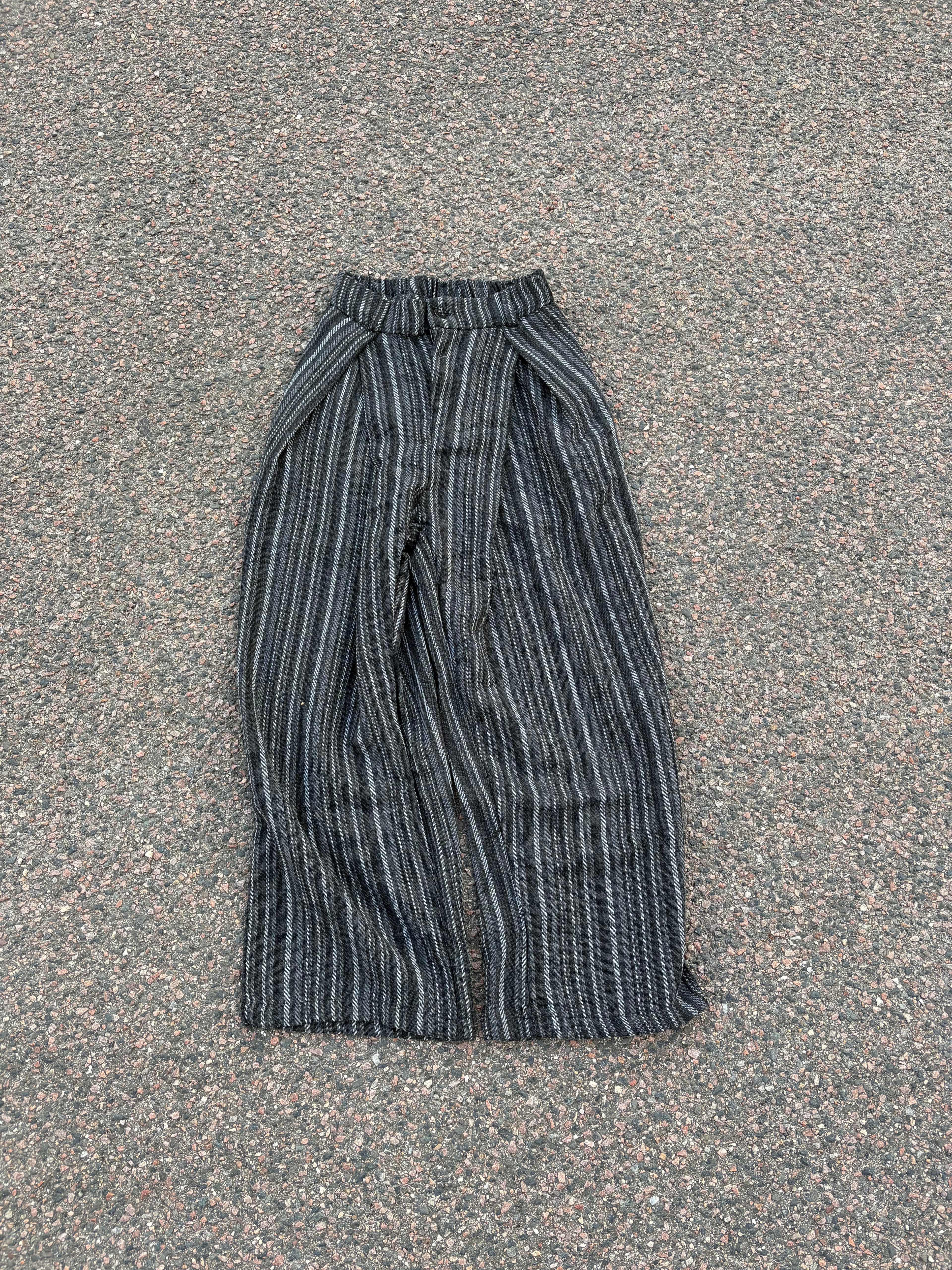 1990s Italian meditation pants striped