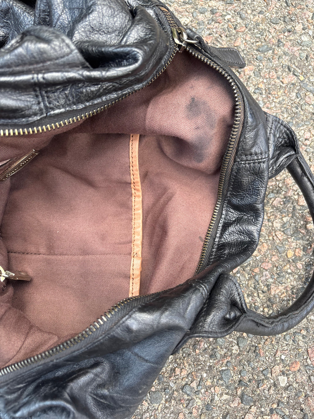 Miu Miu vintage 2000s leather jacket