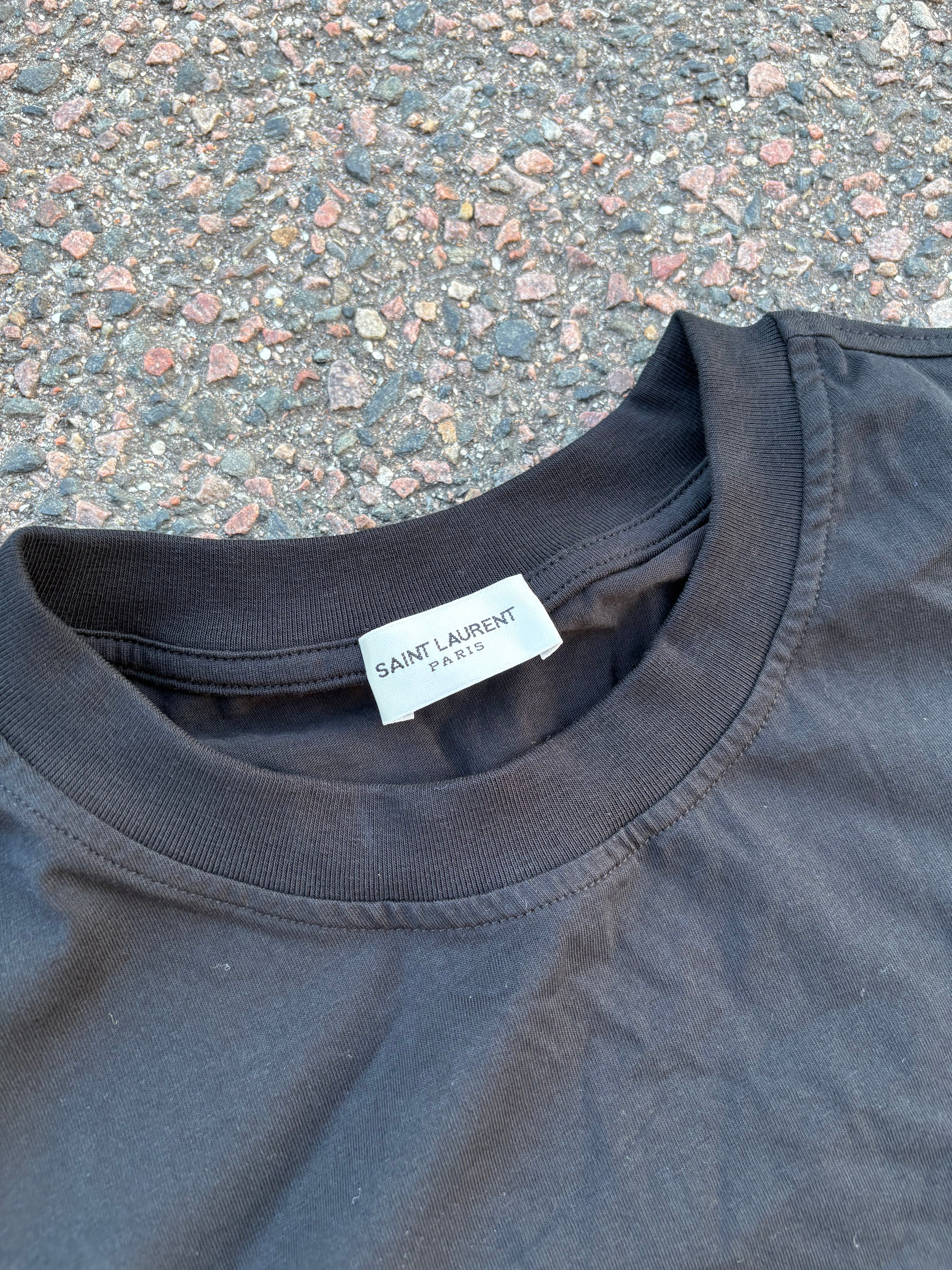 Saint Laurent meatpacking t shirt Black