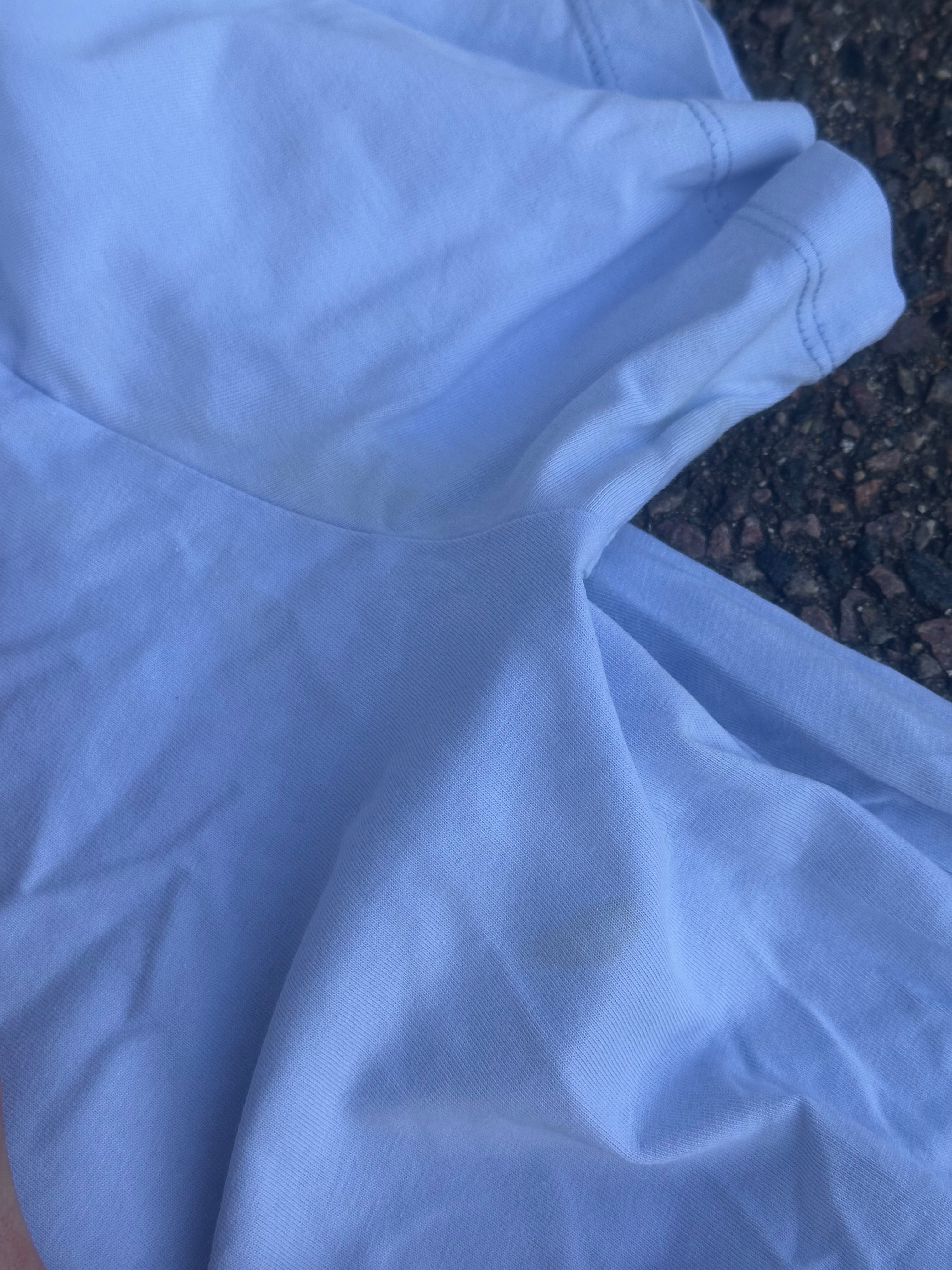 Baby blue maison margiela plain T-Shirt