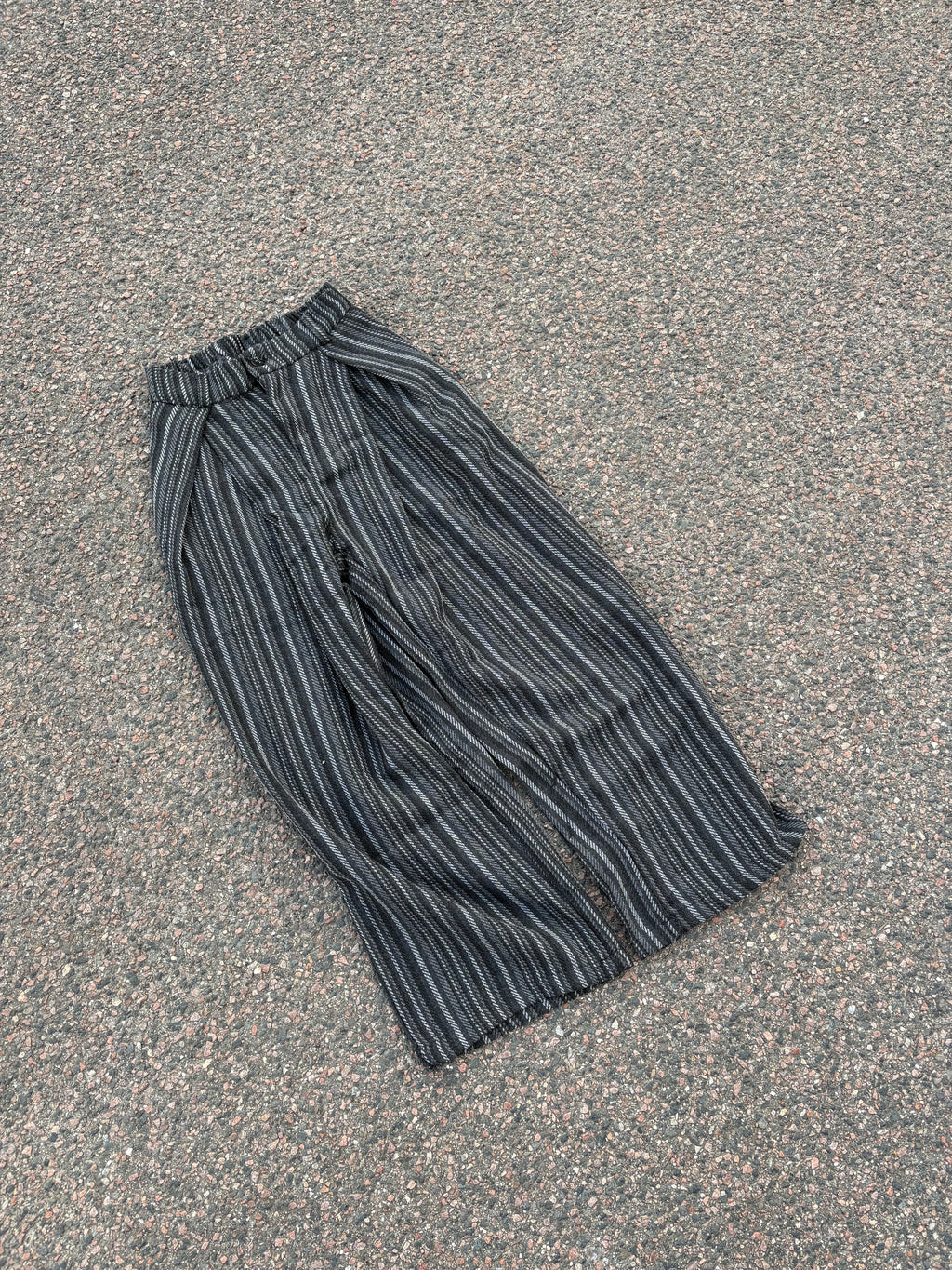 1990s Italian meditation pants striped