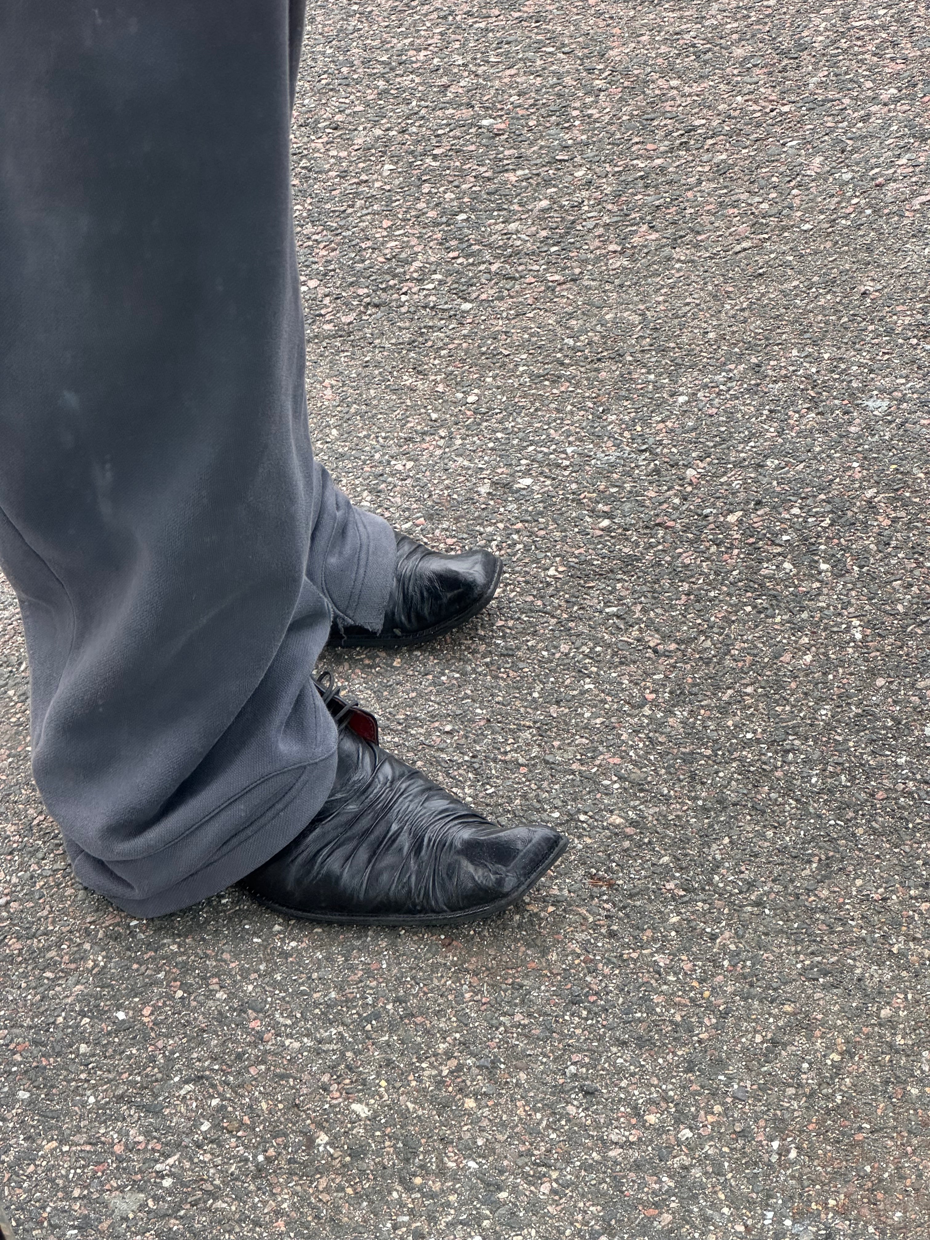 Lanetti Italian black leather shoes