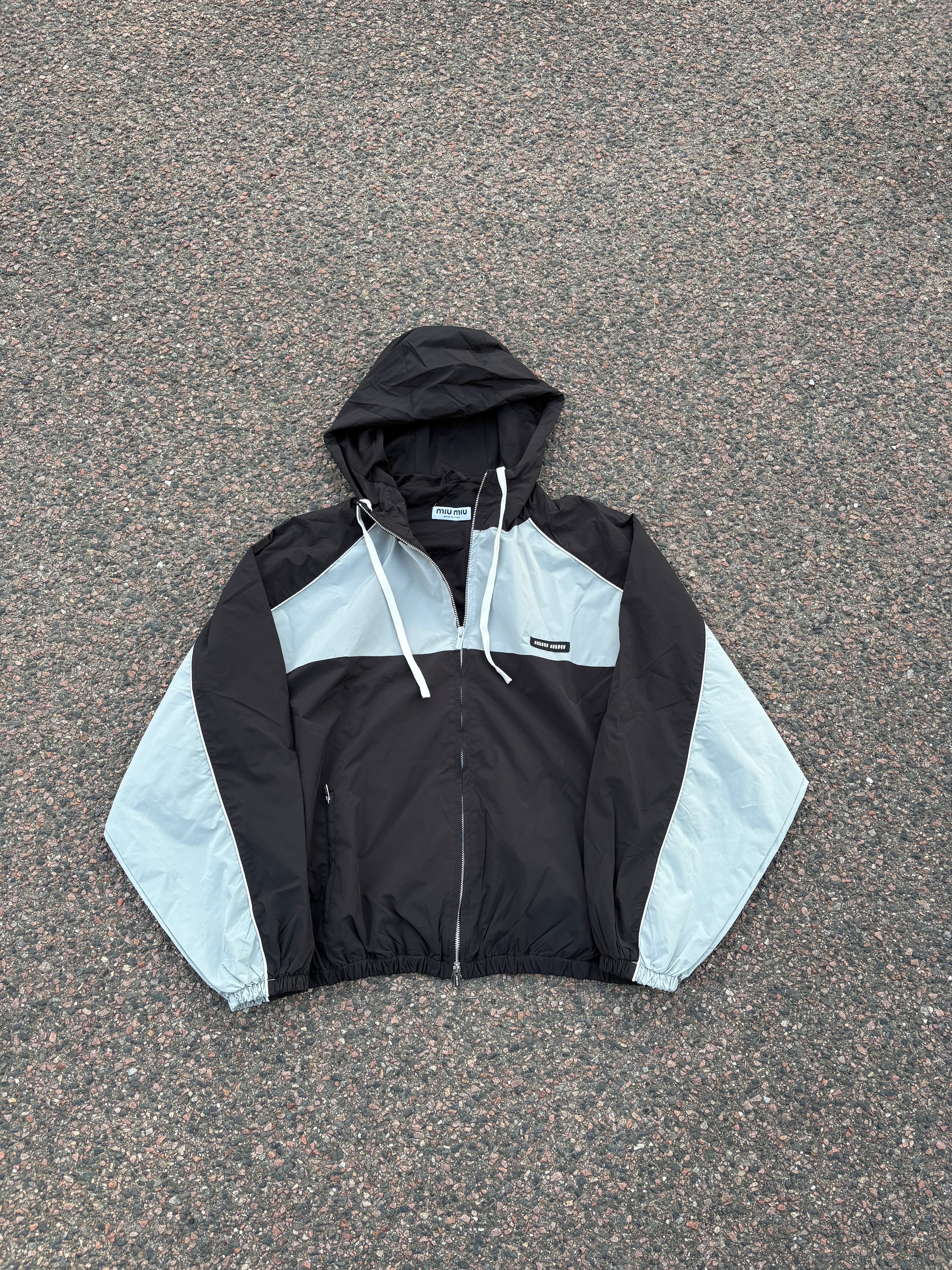 Miu miu Supero track jacket blue/black