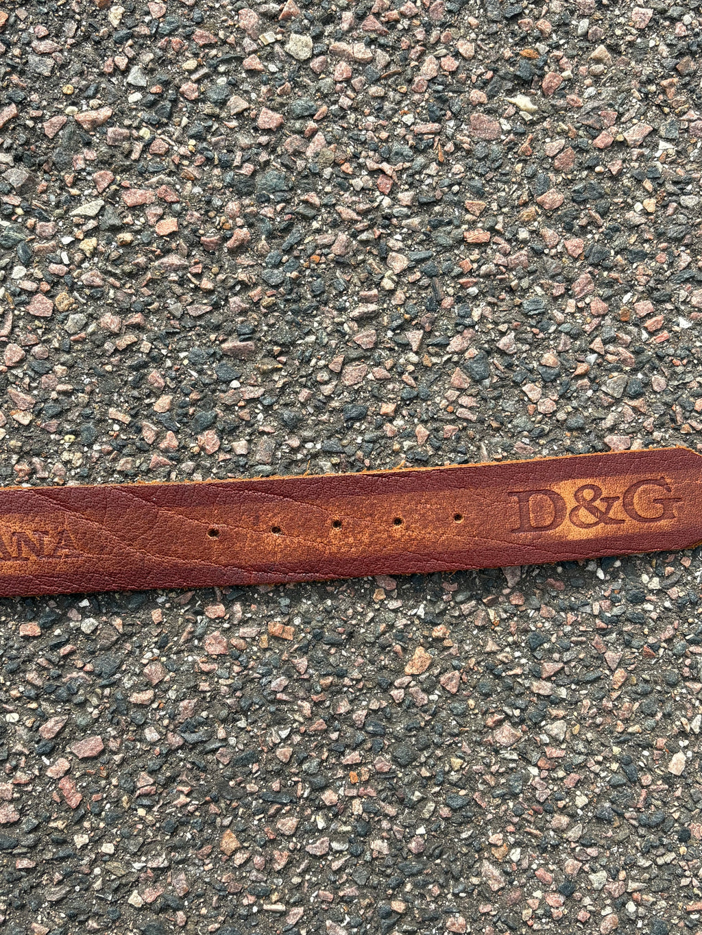 Dolce & Gabbana leather belt