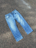 Straight fit/baggy vintage 1990s faded Armani jeans
