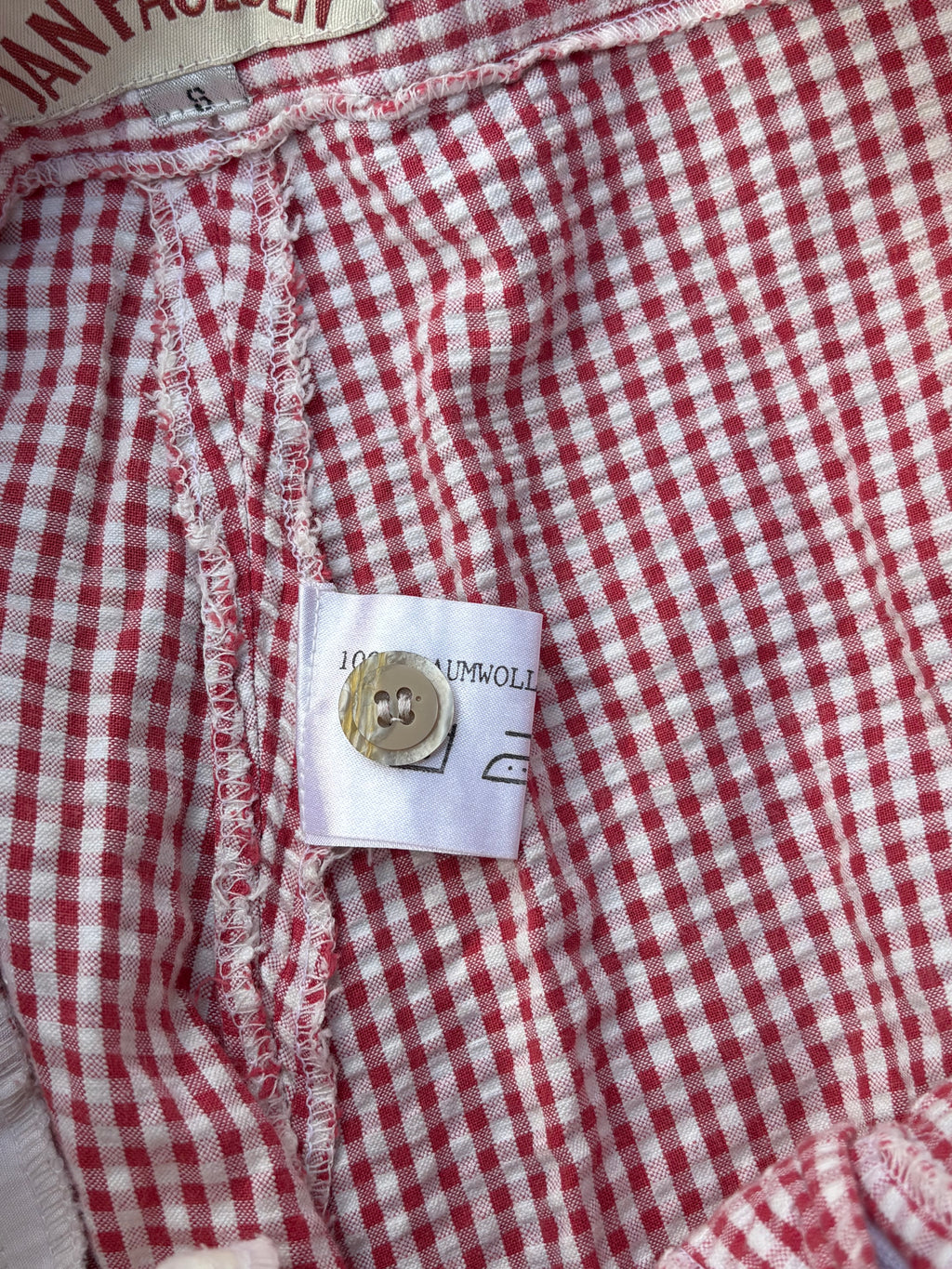 Jan Paulsen 1970s plaid sailor shorts (über rare)