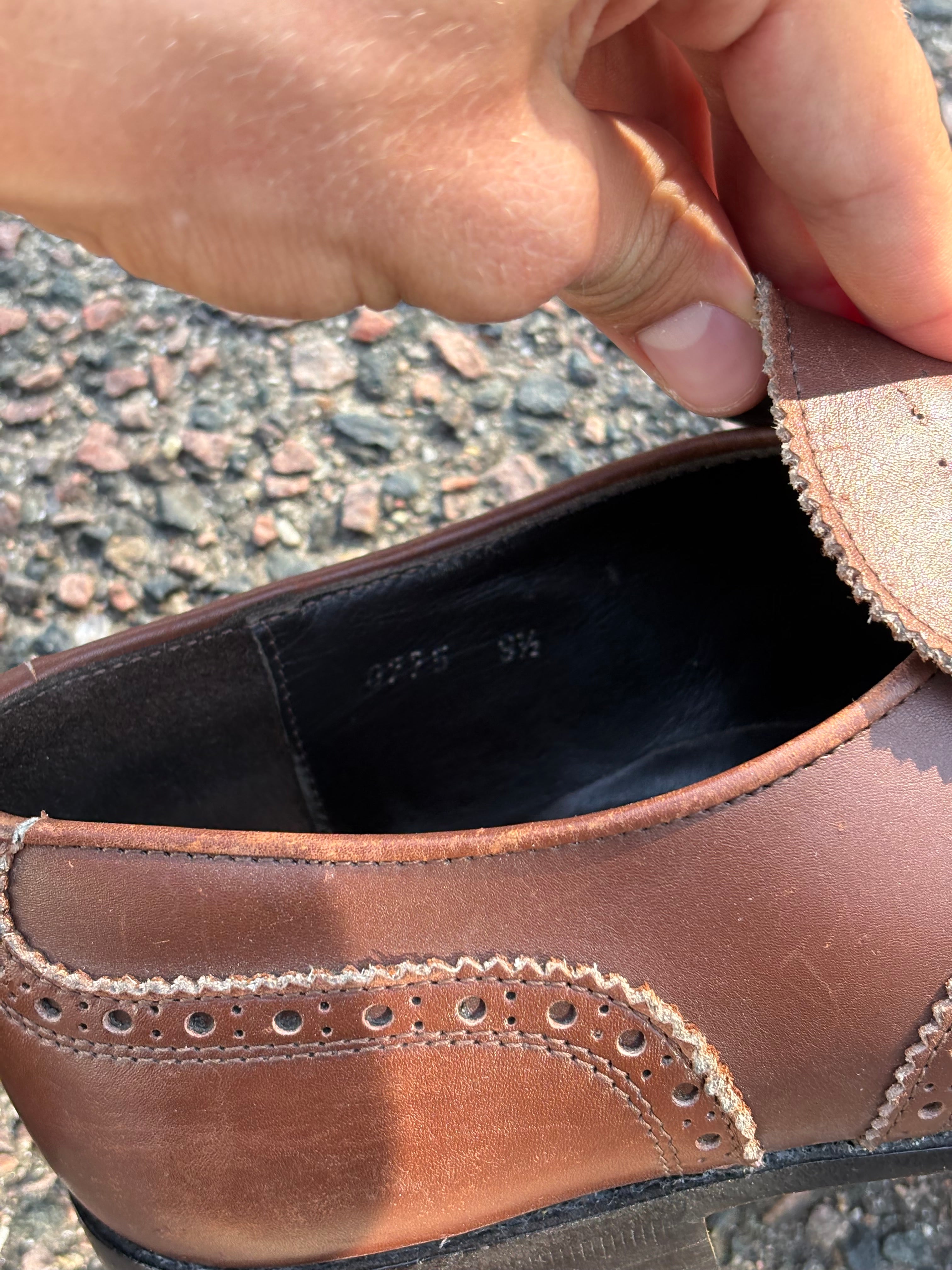 Miu miu shuffle loafers brown