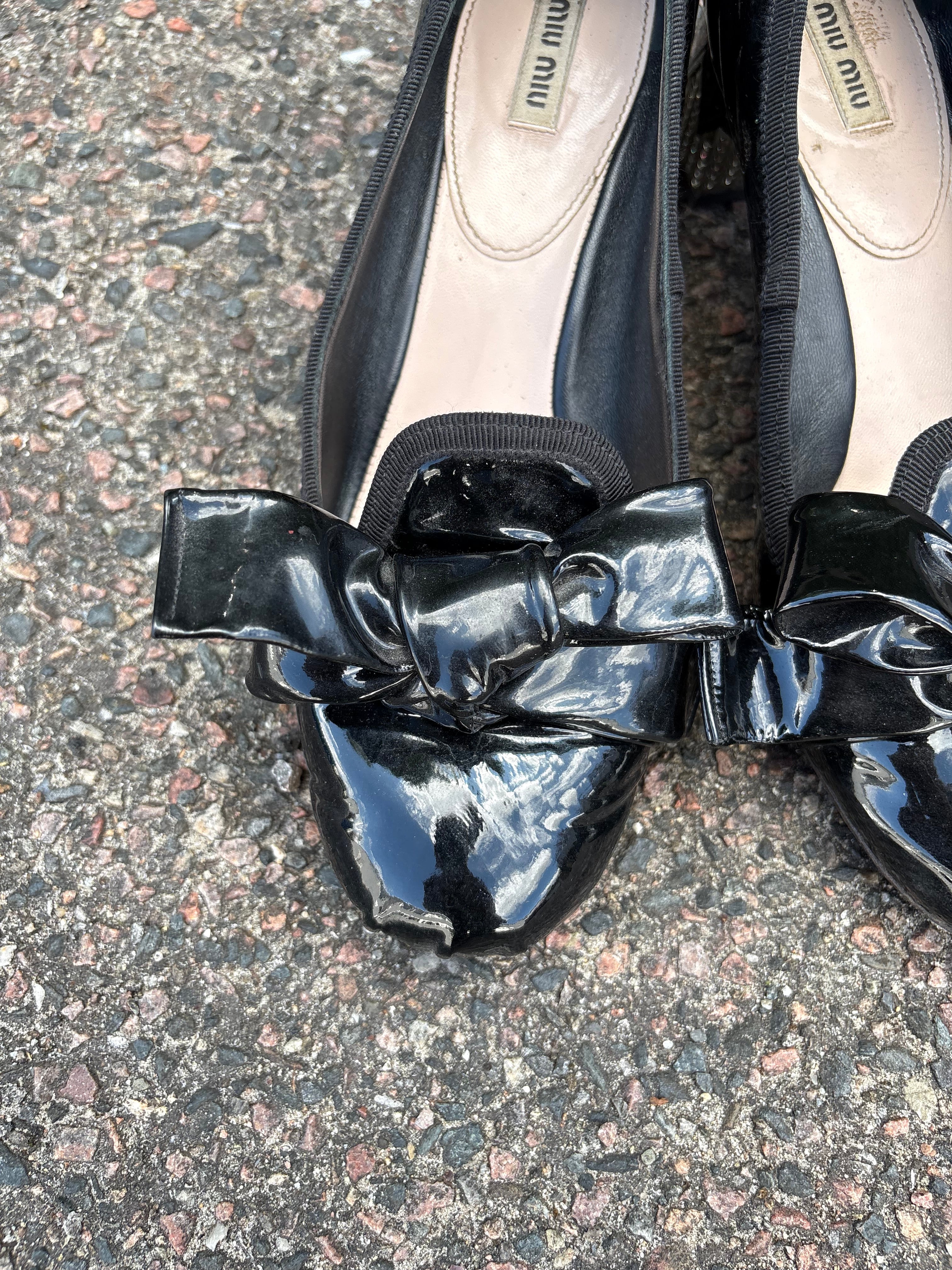 Miu Miu ballerinas Black