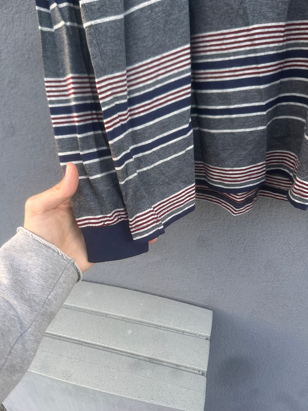 Miu miu striped pocket long sleeve 2024
