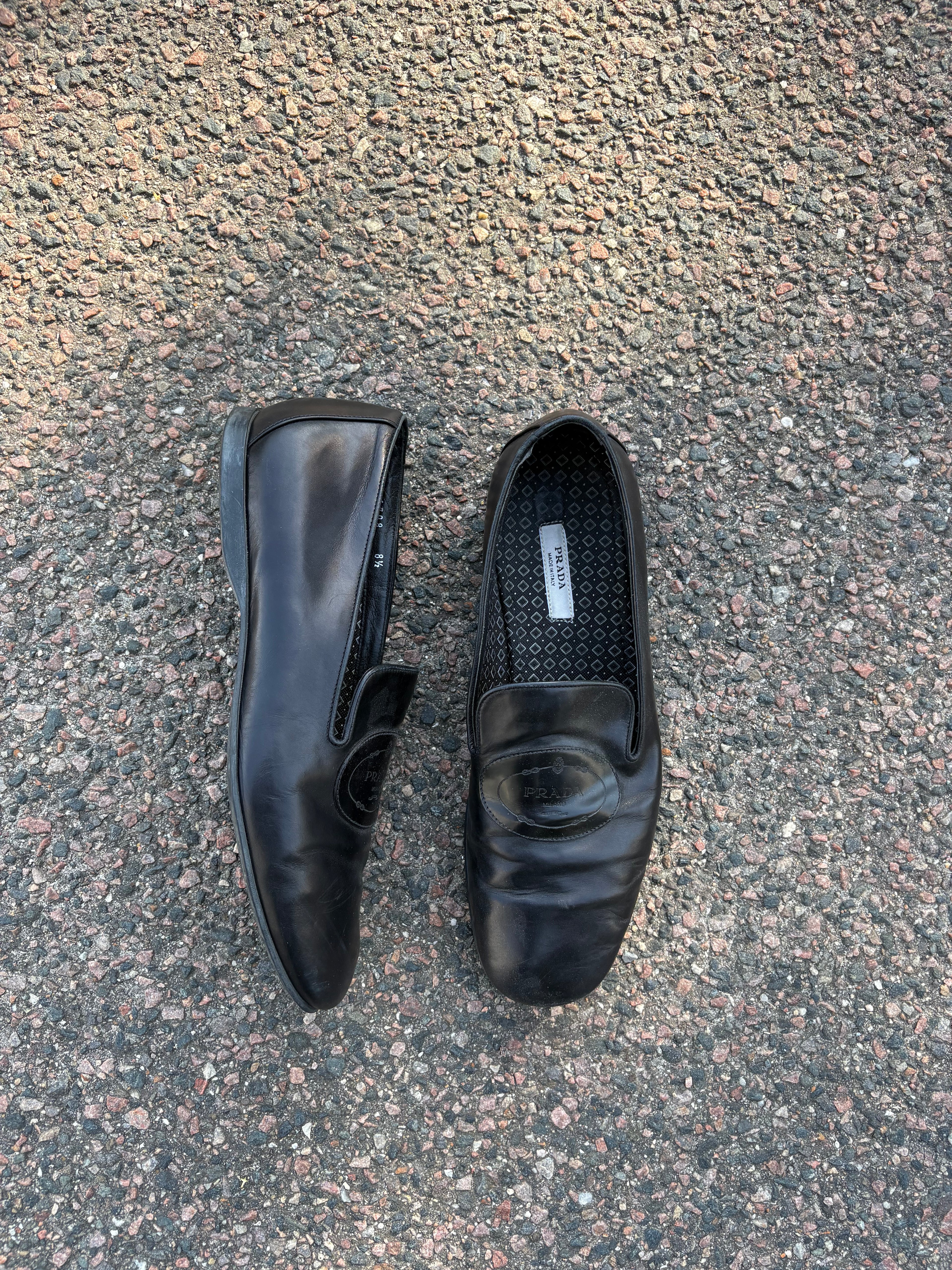 Prada Vintage 2000s flats black