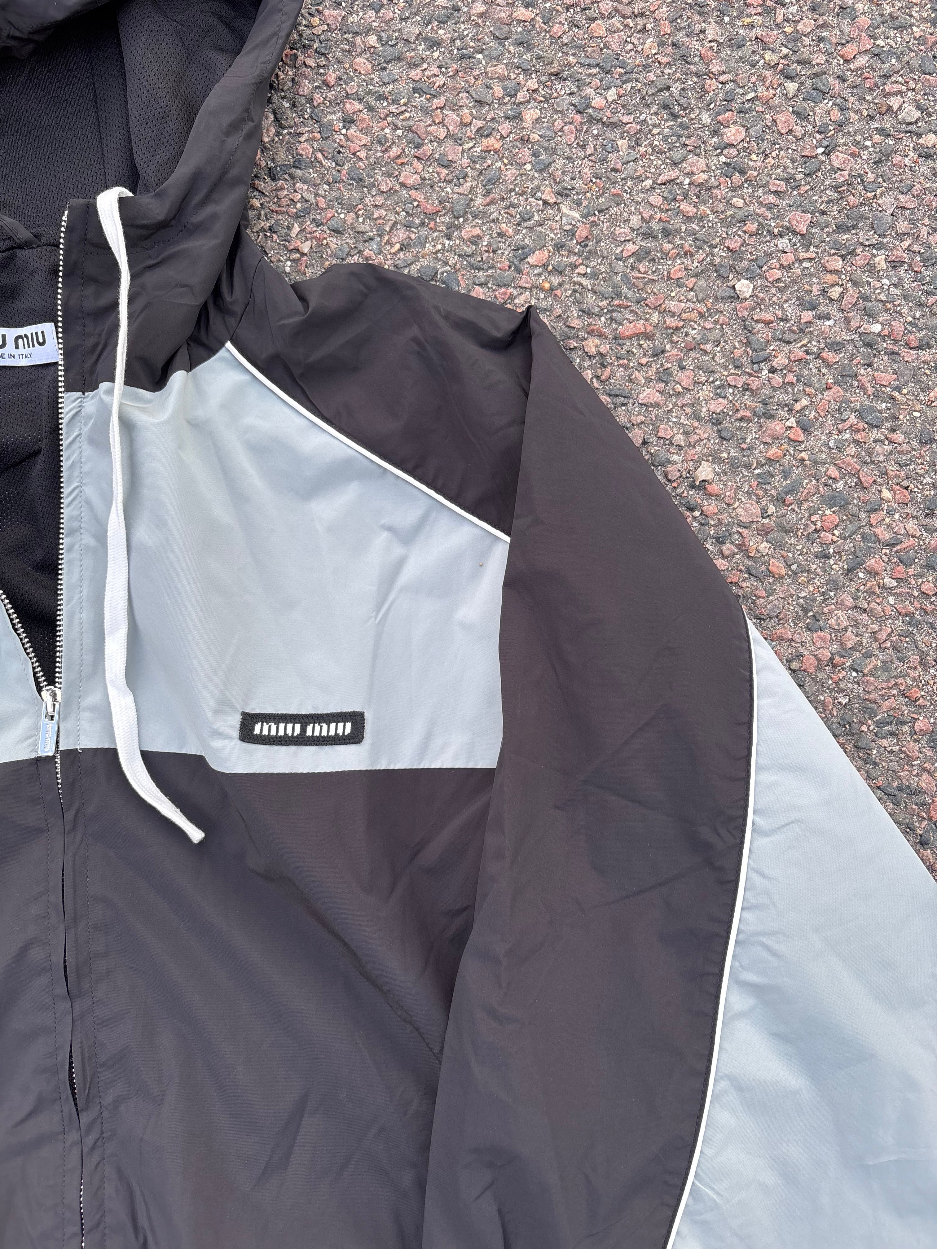 Miu miu Supero track jacket blue/black