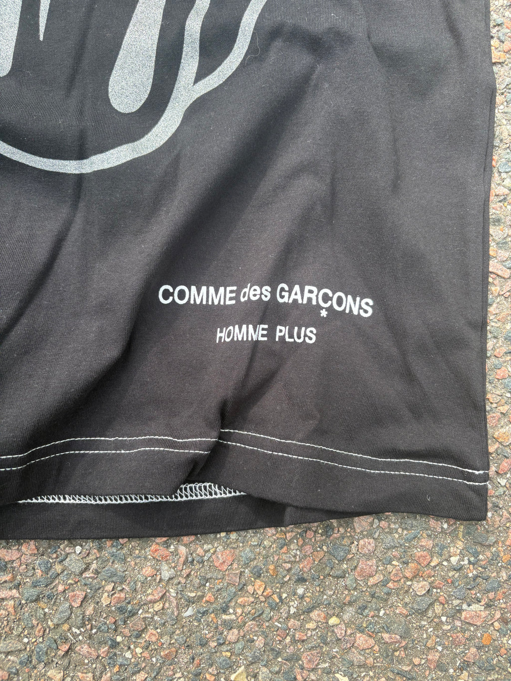Comme des garcons Homme Rolling Stones shirt