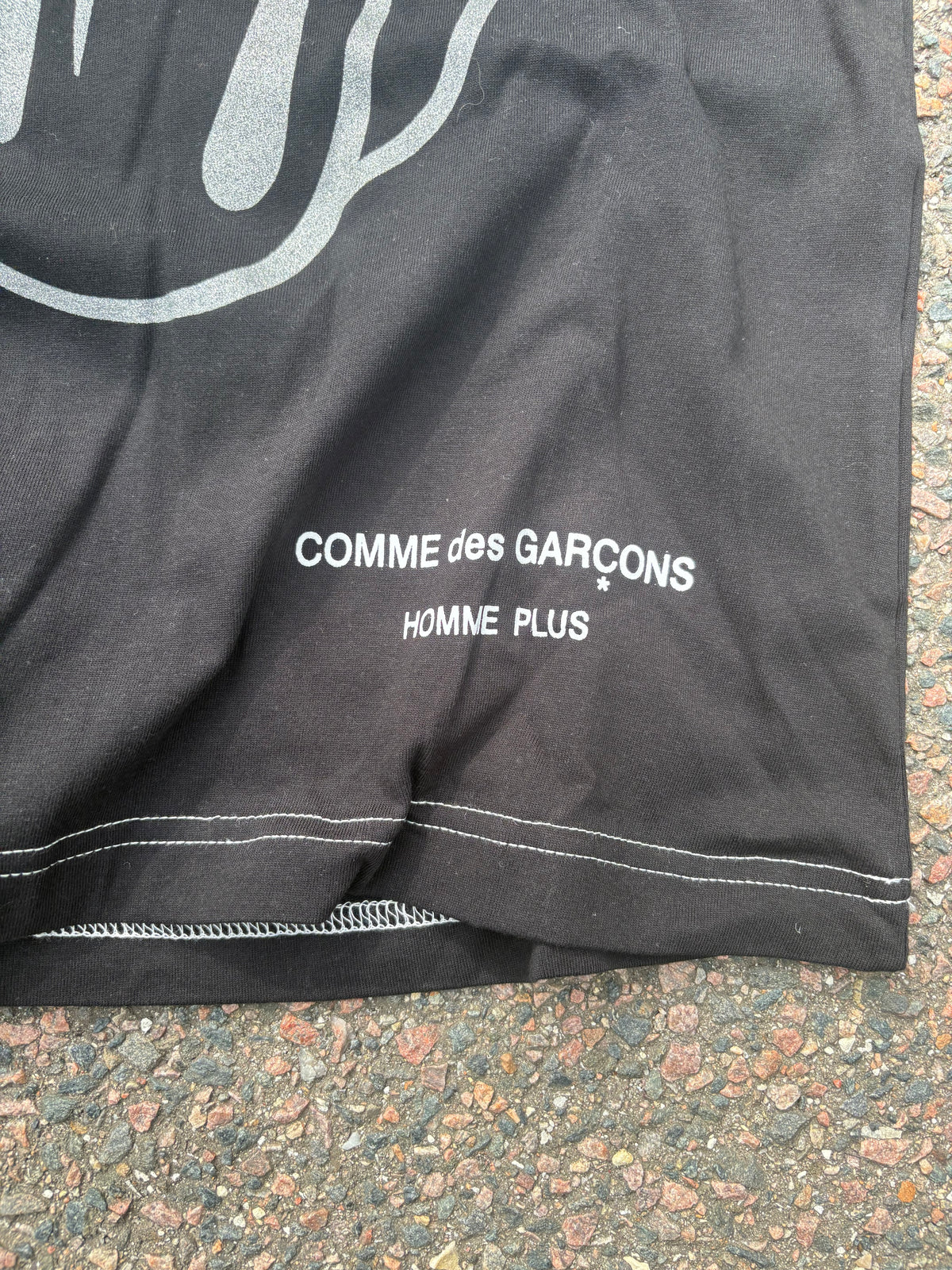 Comme des garcons Homme Rolling Stones shirt