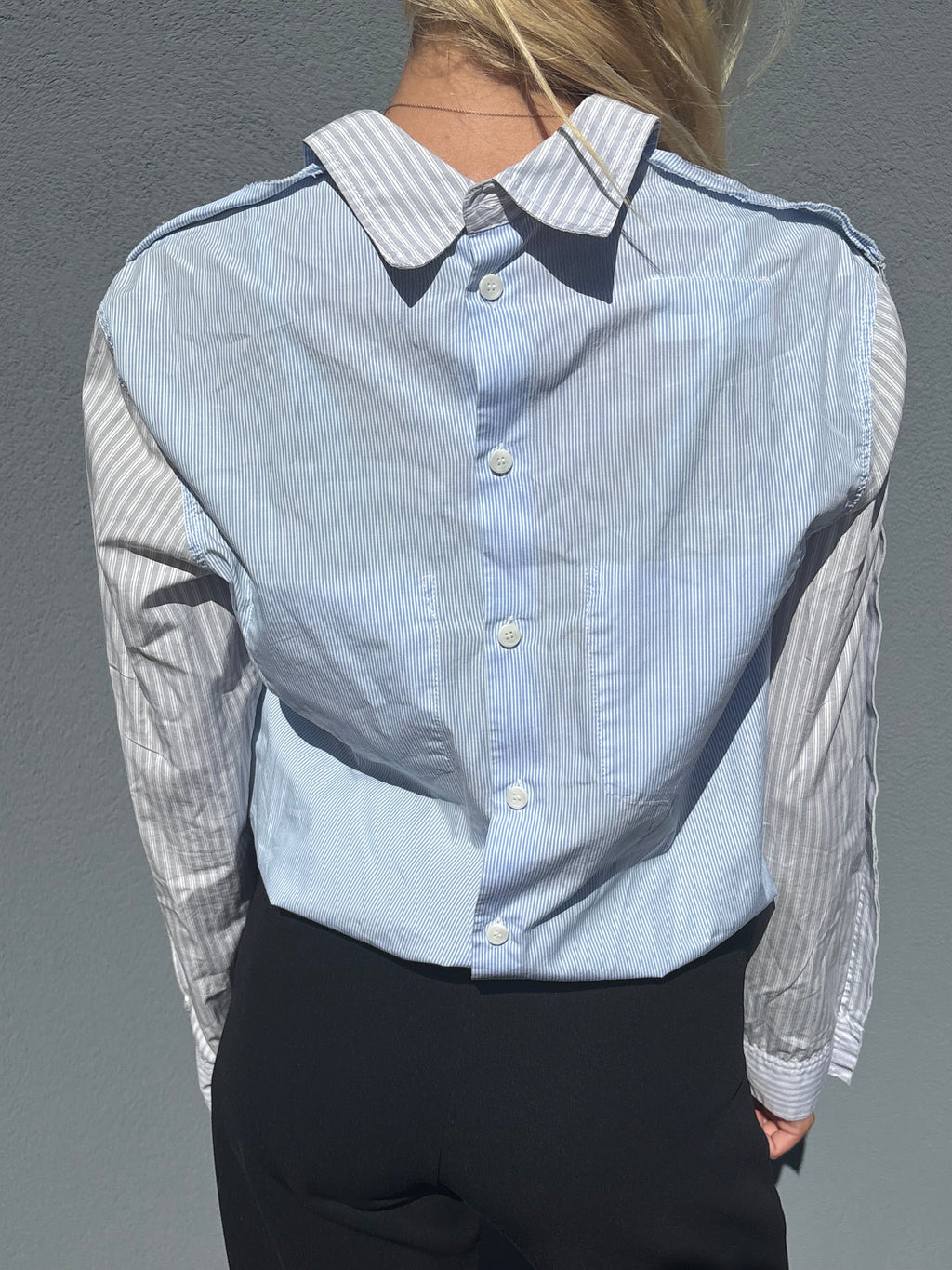 Maison Margiela MM6 deconstructed double sided shirt