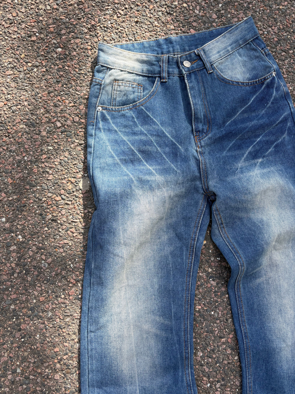 Vintage bootcut washed jeans women’s