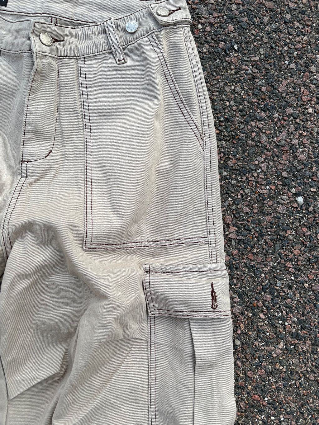 Baggy Capri cargo shorts