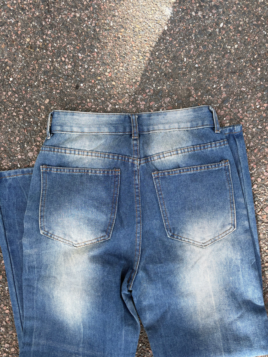 Vintage bootcut washed jeans women’s