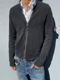 Stone Island Paul Harvey era faded black zip up