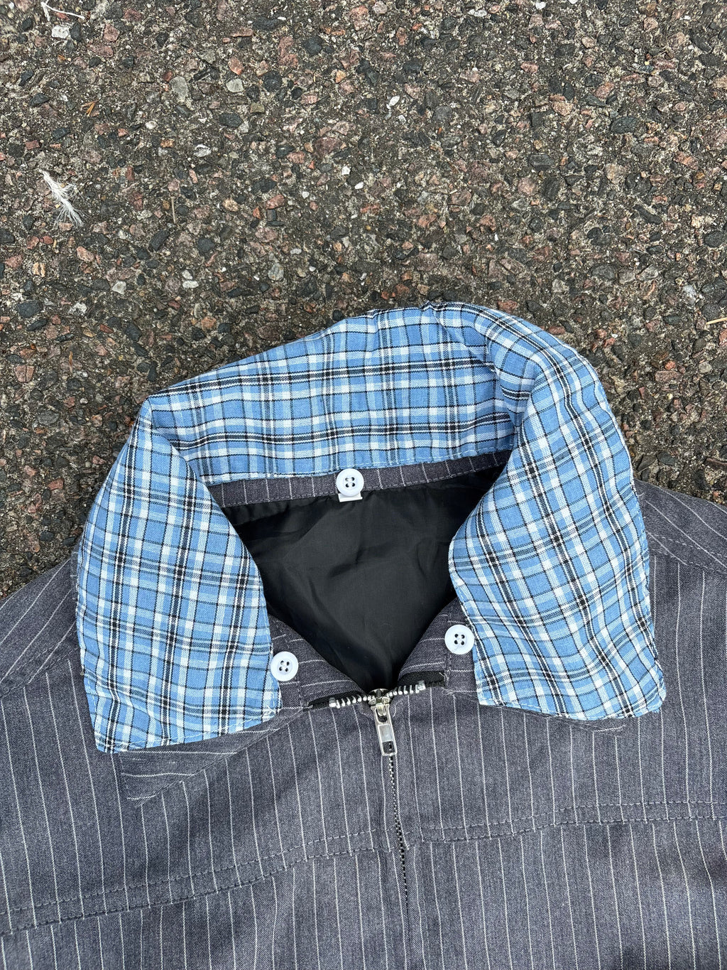 Double collar Harrington jacket
