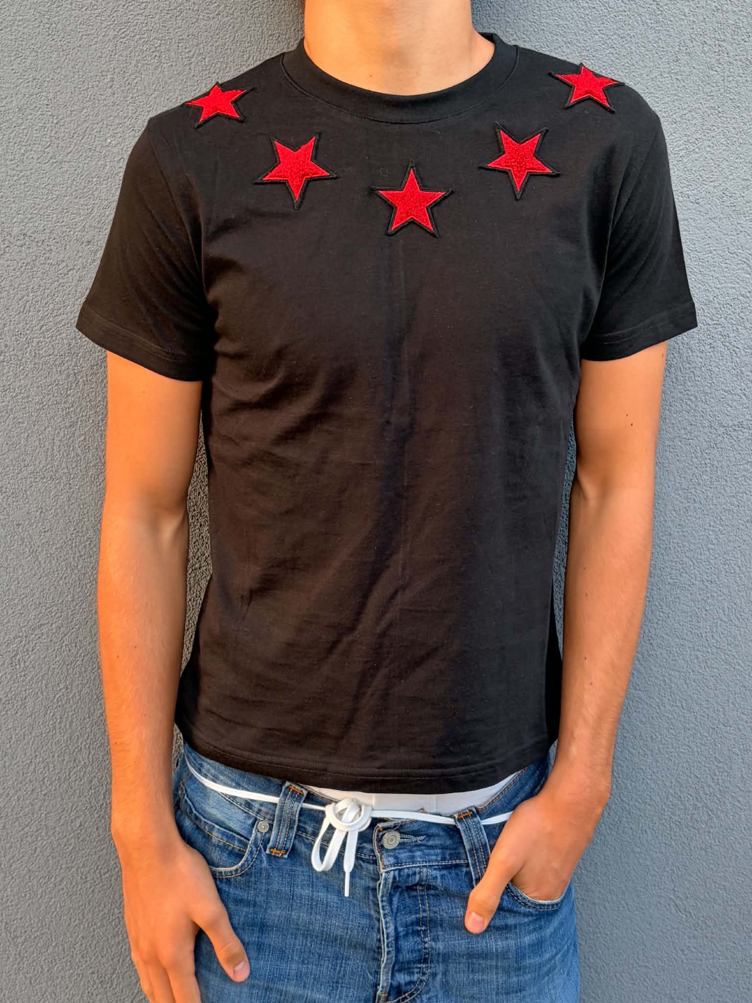 Givenchy star tee red