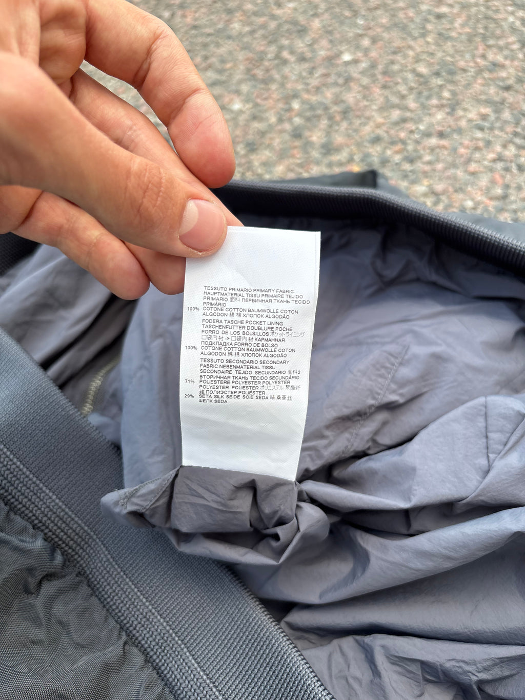 Maison Margiela FW19 Bomber Panel jacket