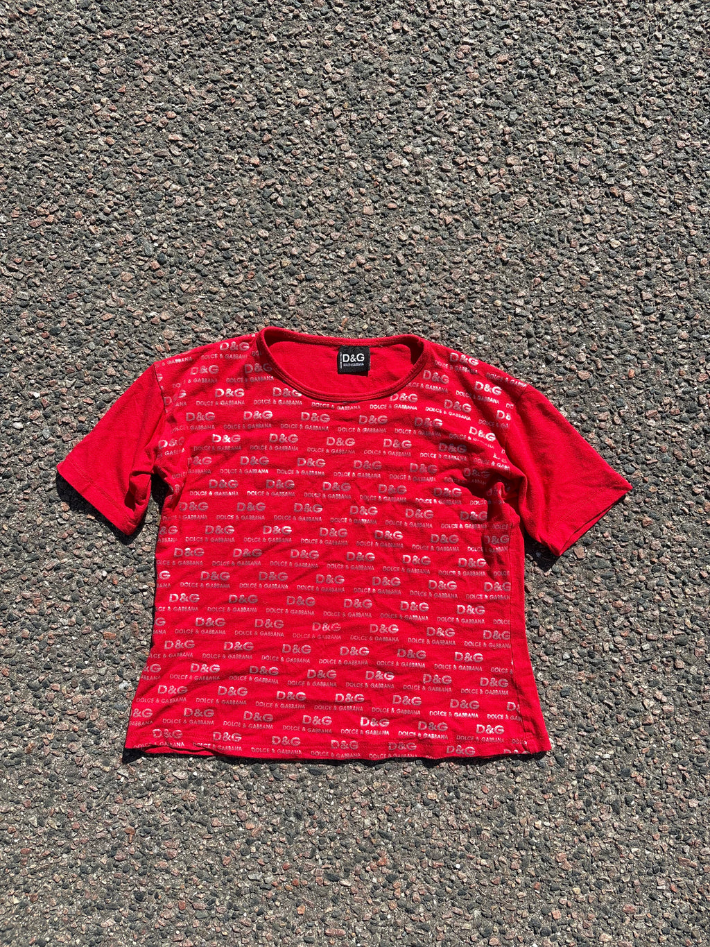 2000s Dolce & Gabbana baby gee red