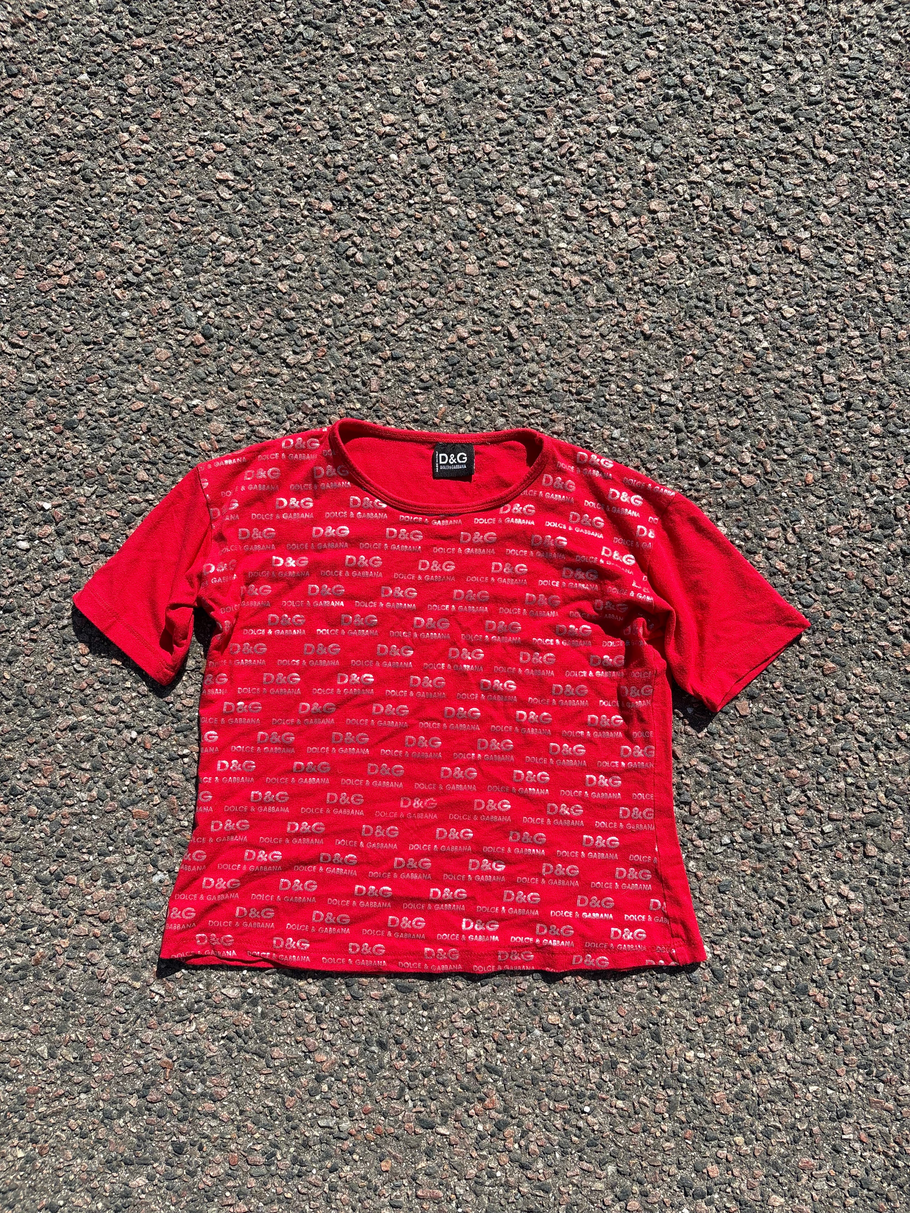 2000s Dolce & Gabbana baby gee red