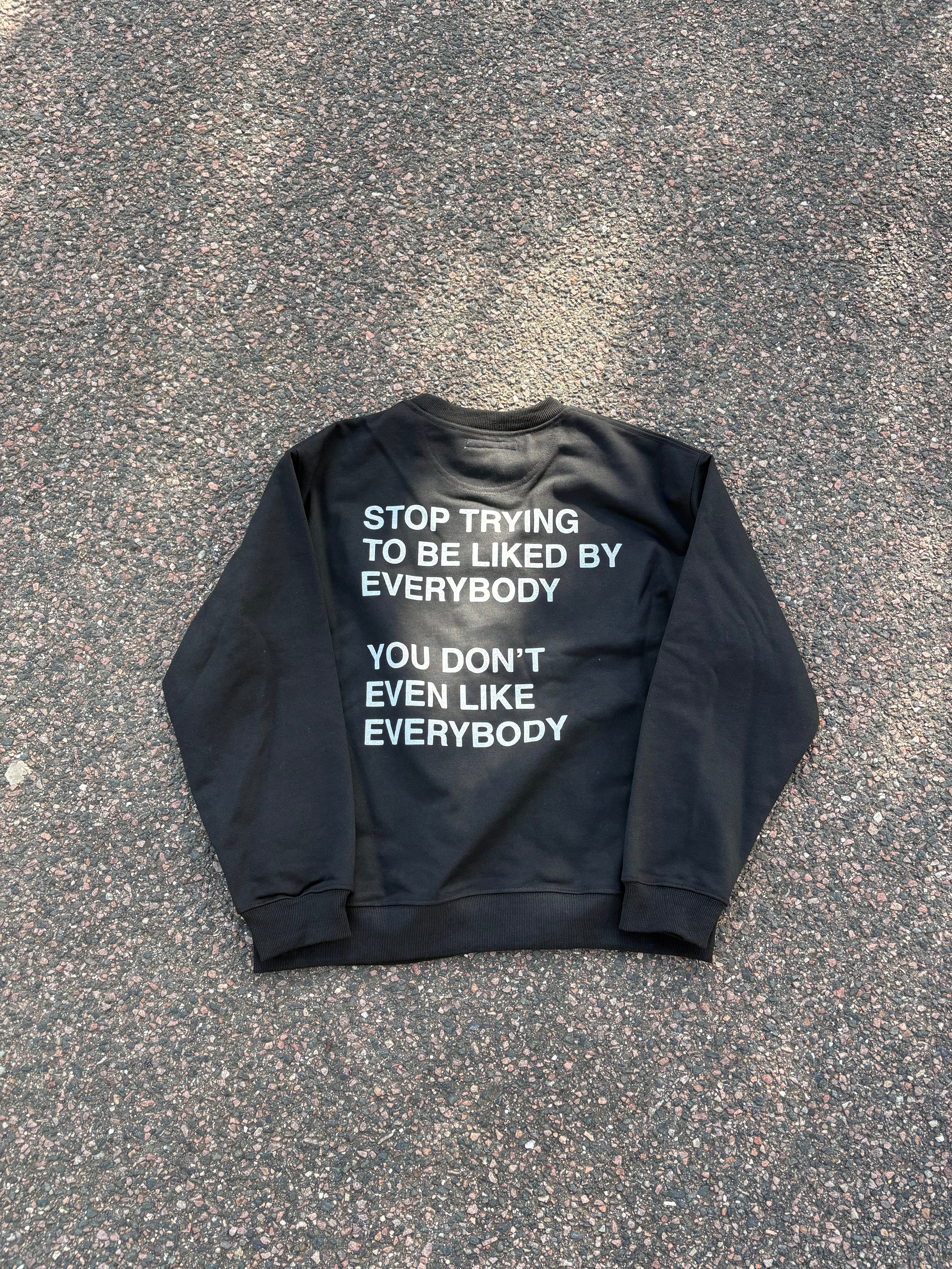 Junya watanabe 2004 poem sweatshirt Black