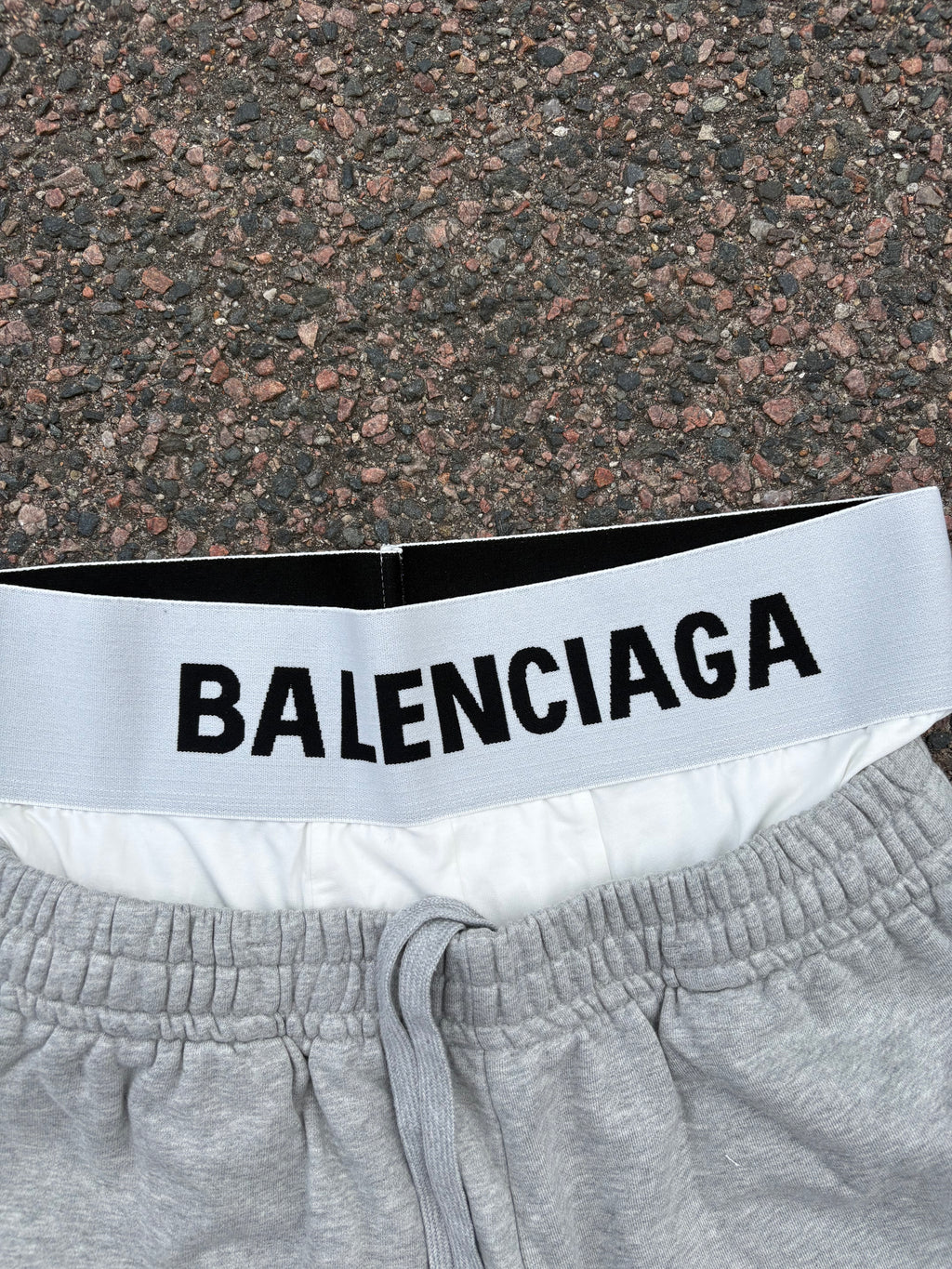 Balenciaga underwear sweatshorts gray