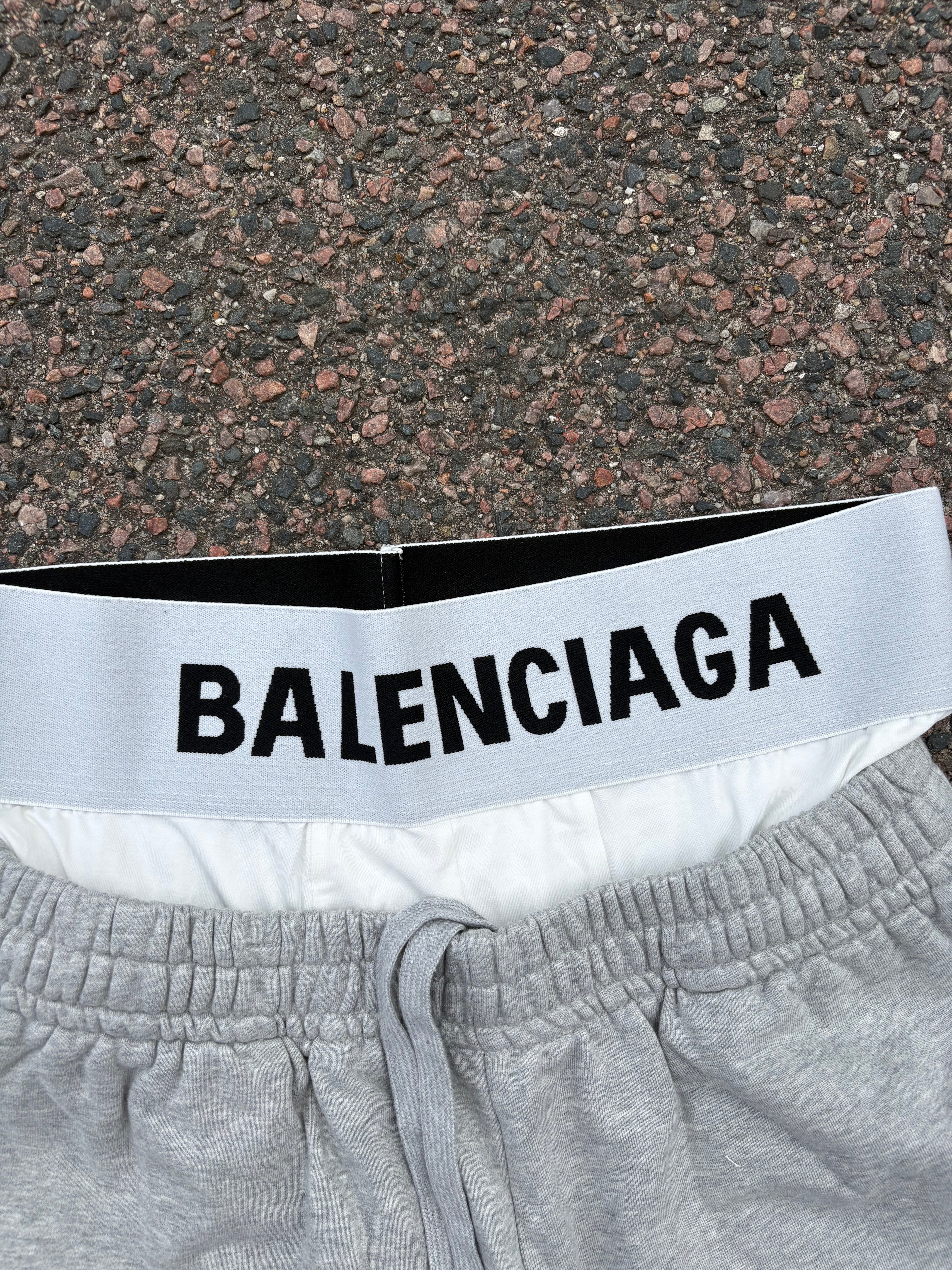Balenciaga underwear sweatshorts gray
