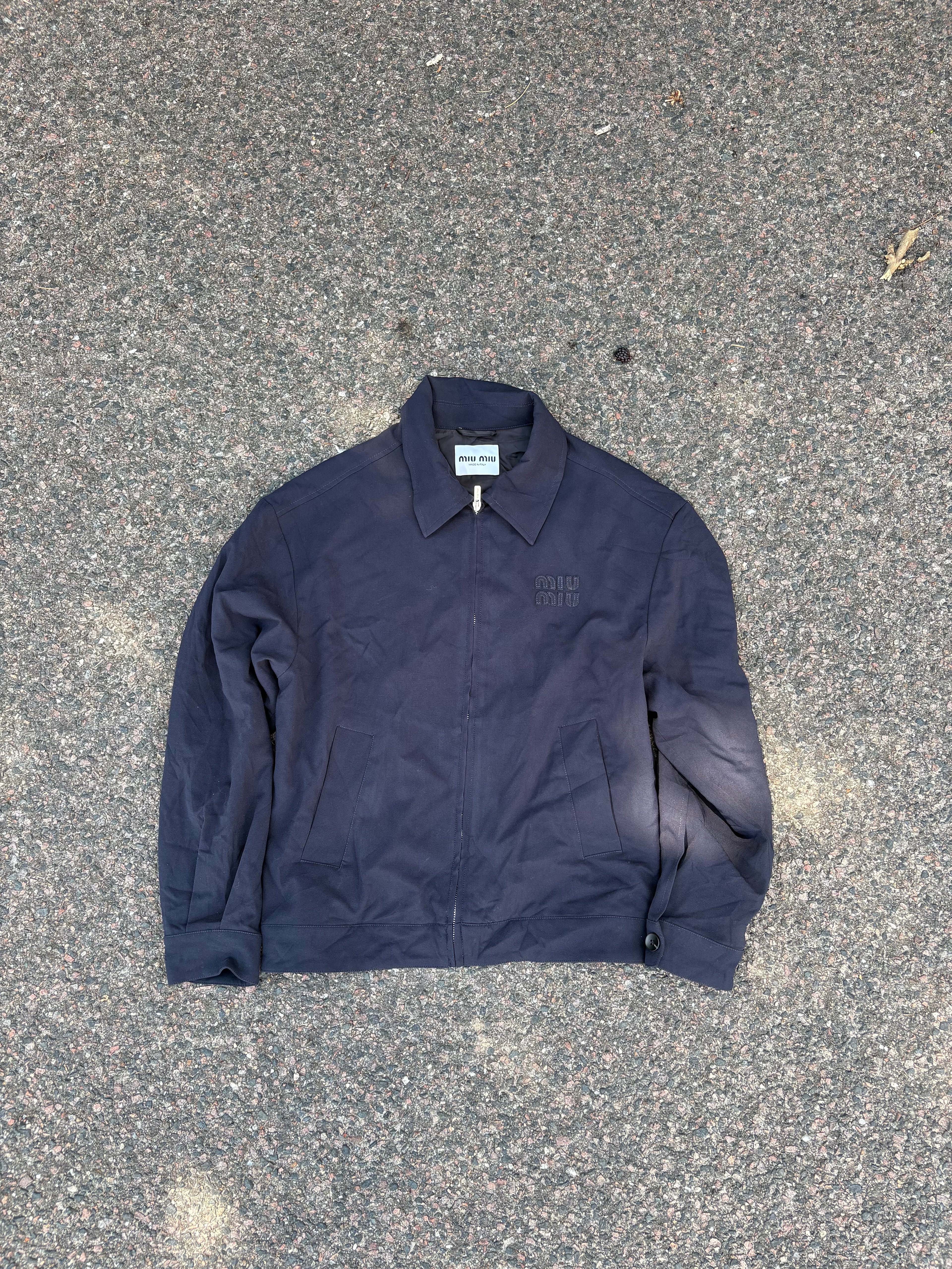 Miu Miu Harrington jacket navy