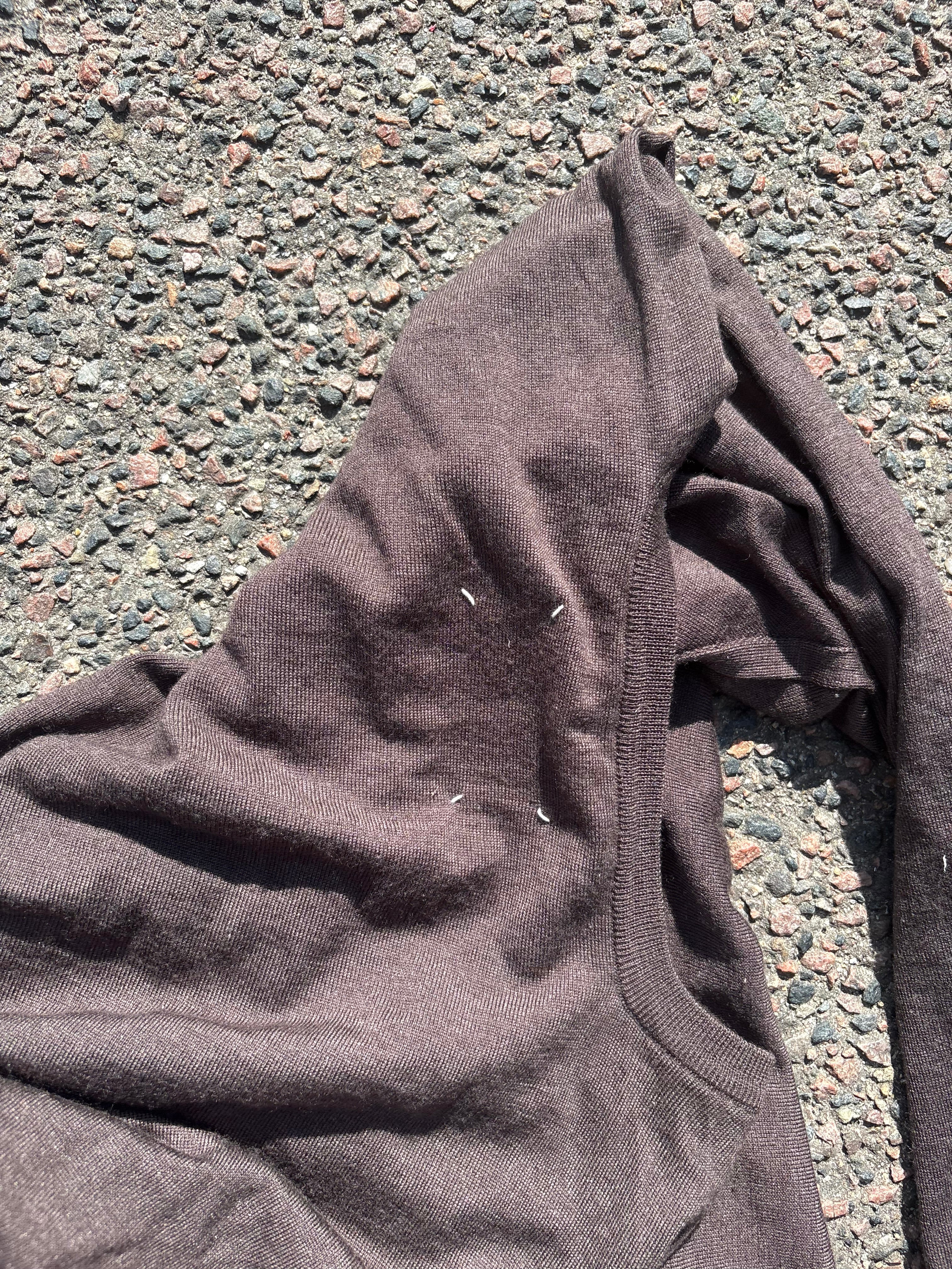 SS02 Martin Margiela brown dress