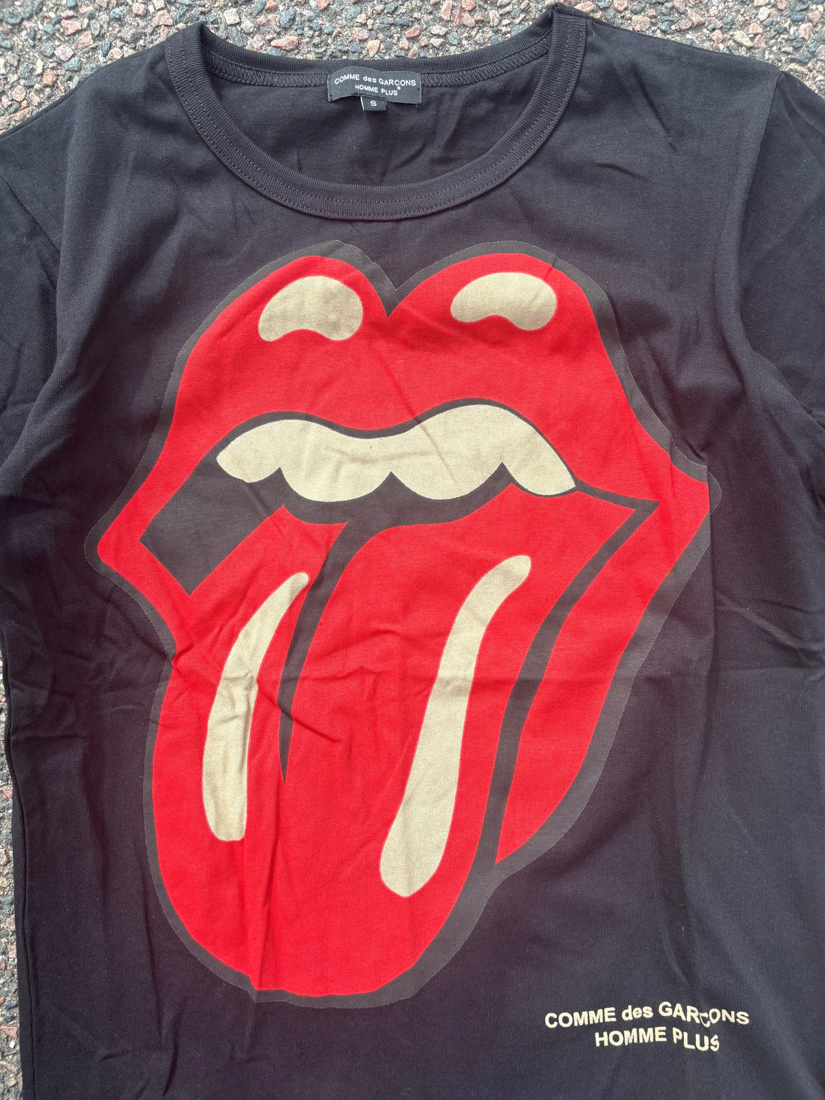 Comme des garcons Rolling Stones t shirt