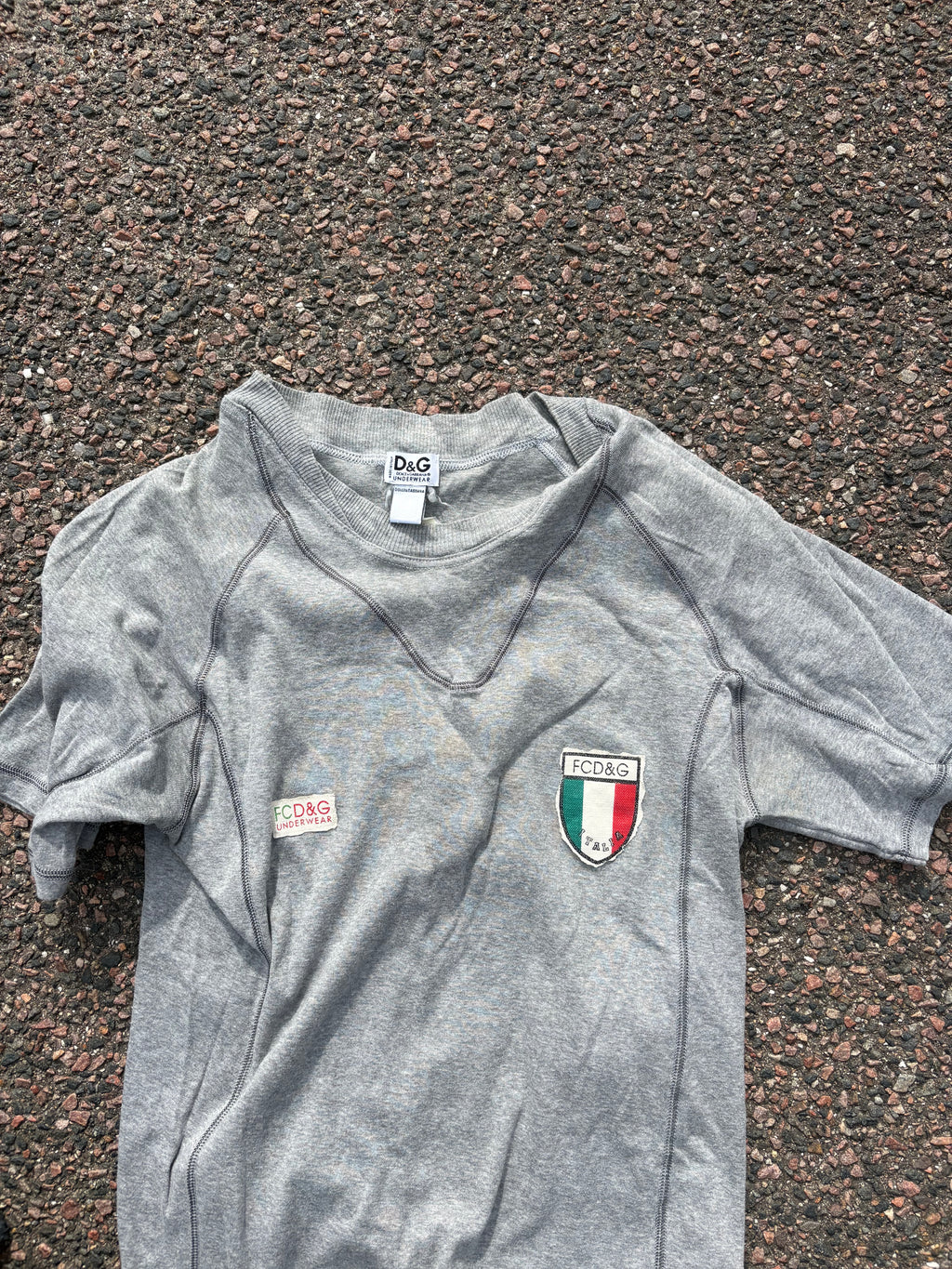 Dolce & Gabbana football club tee gray