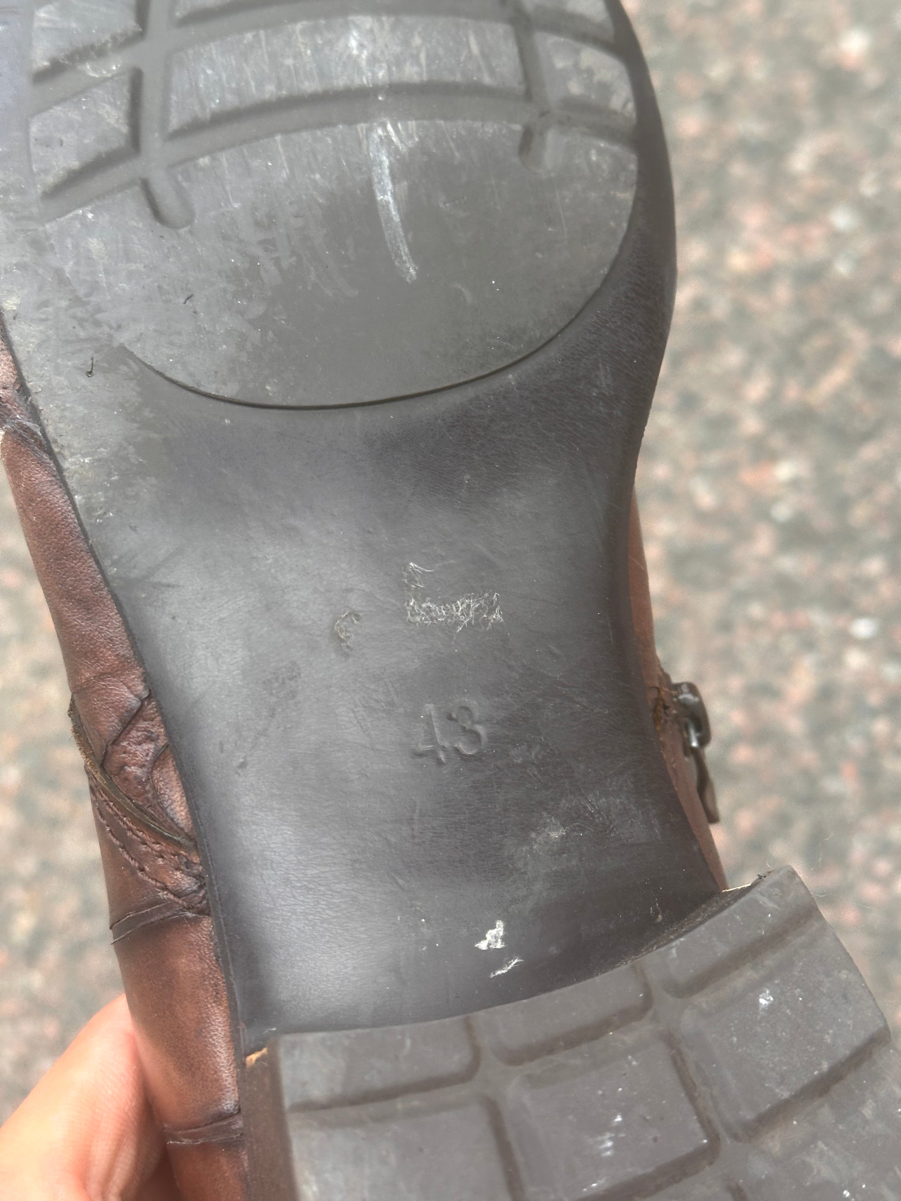 Vintage Italien croc Chelsea boot