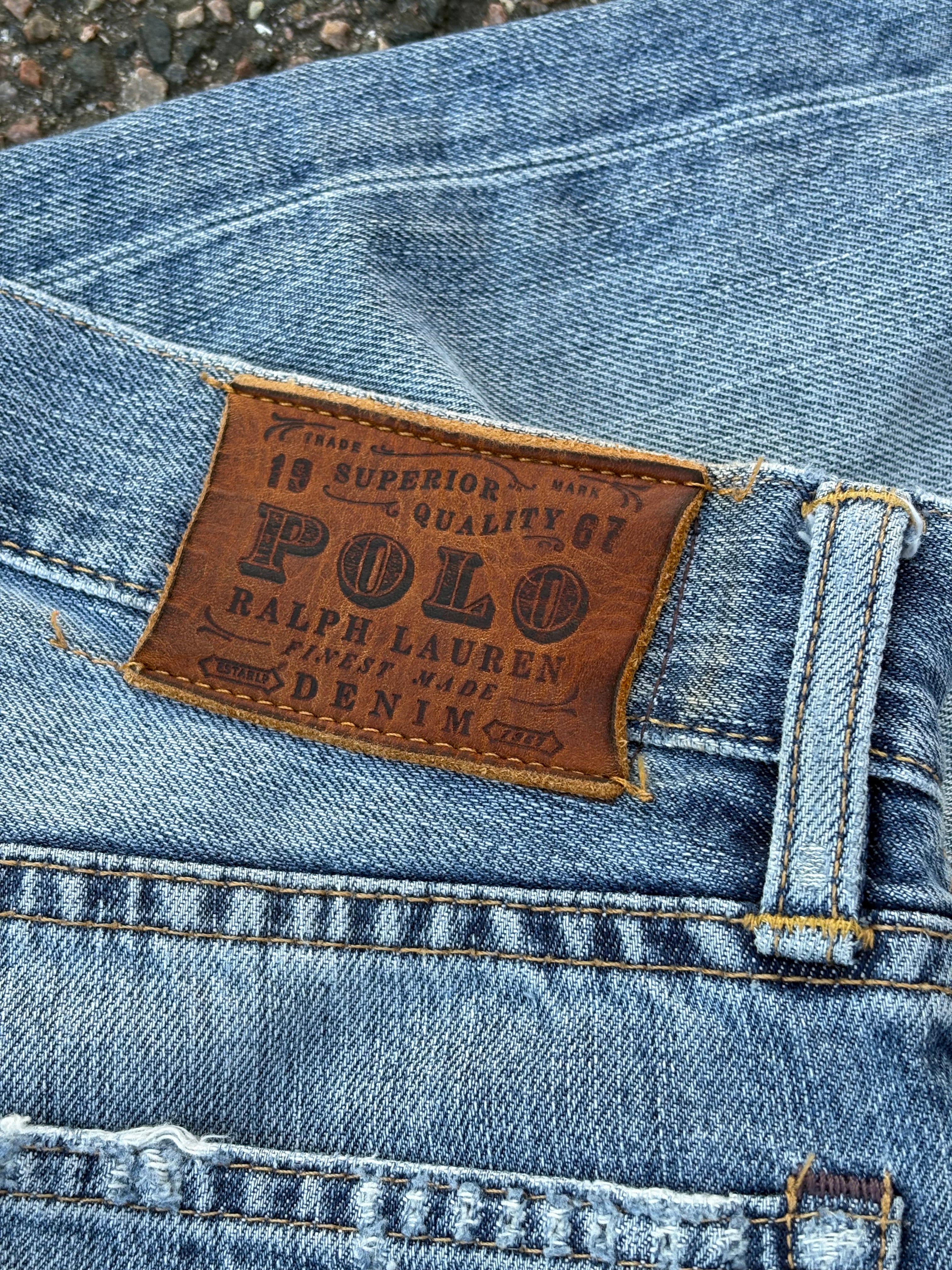 Vintage 2000s Ralph Lauren washed straight fit jeans 34*34