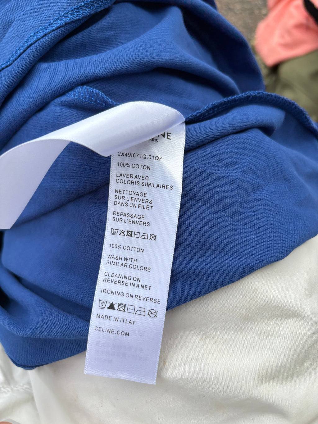 Celine royal blue tee