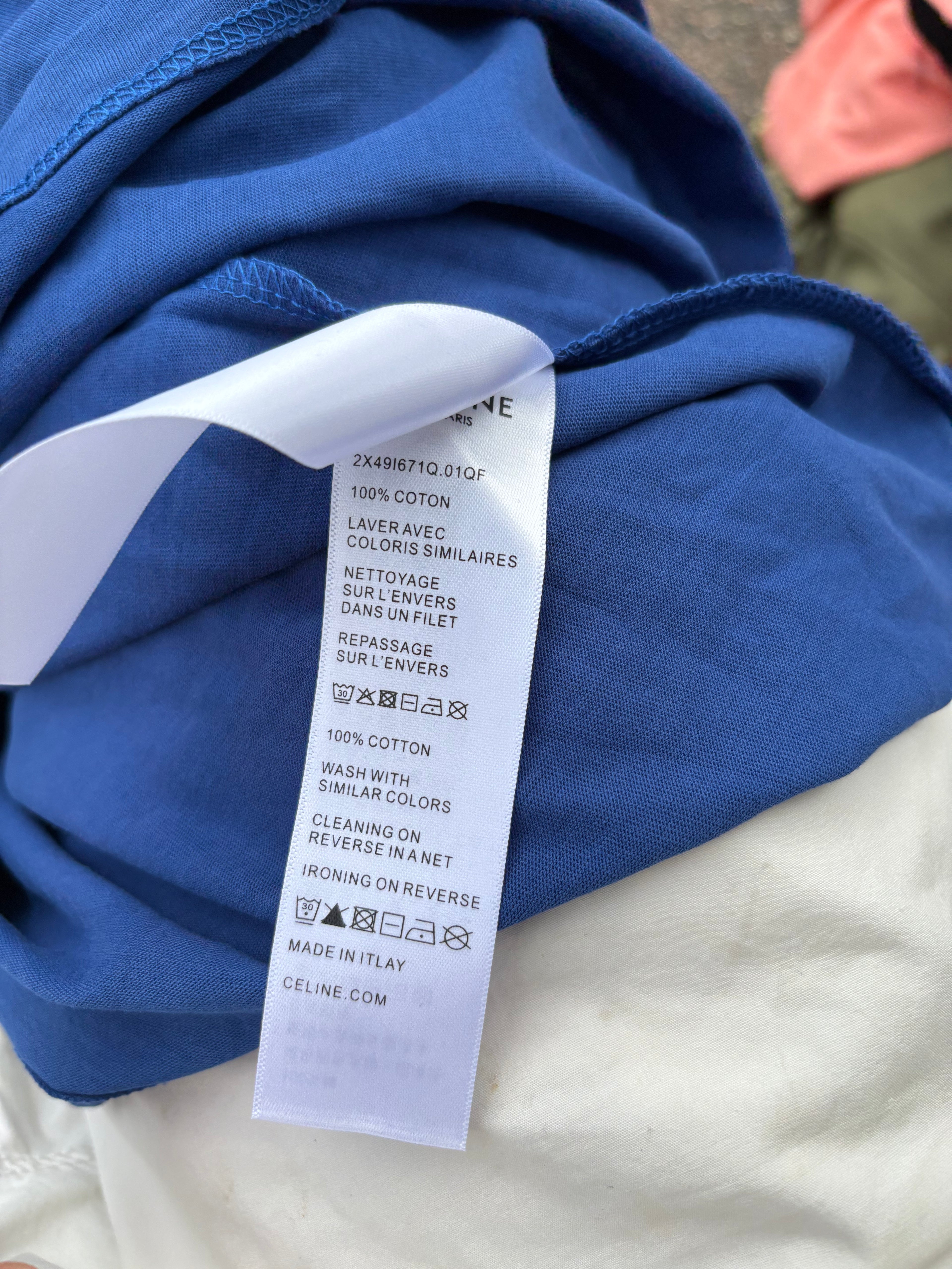 Celine royal blue tee